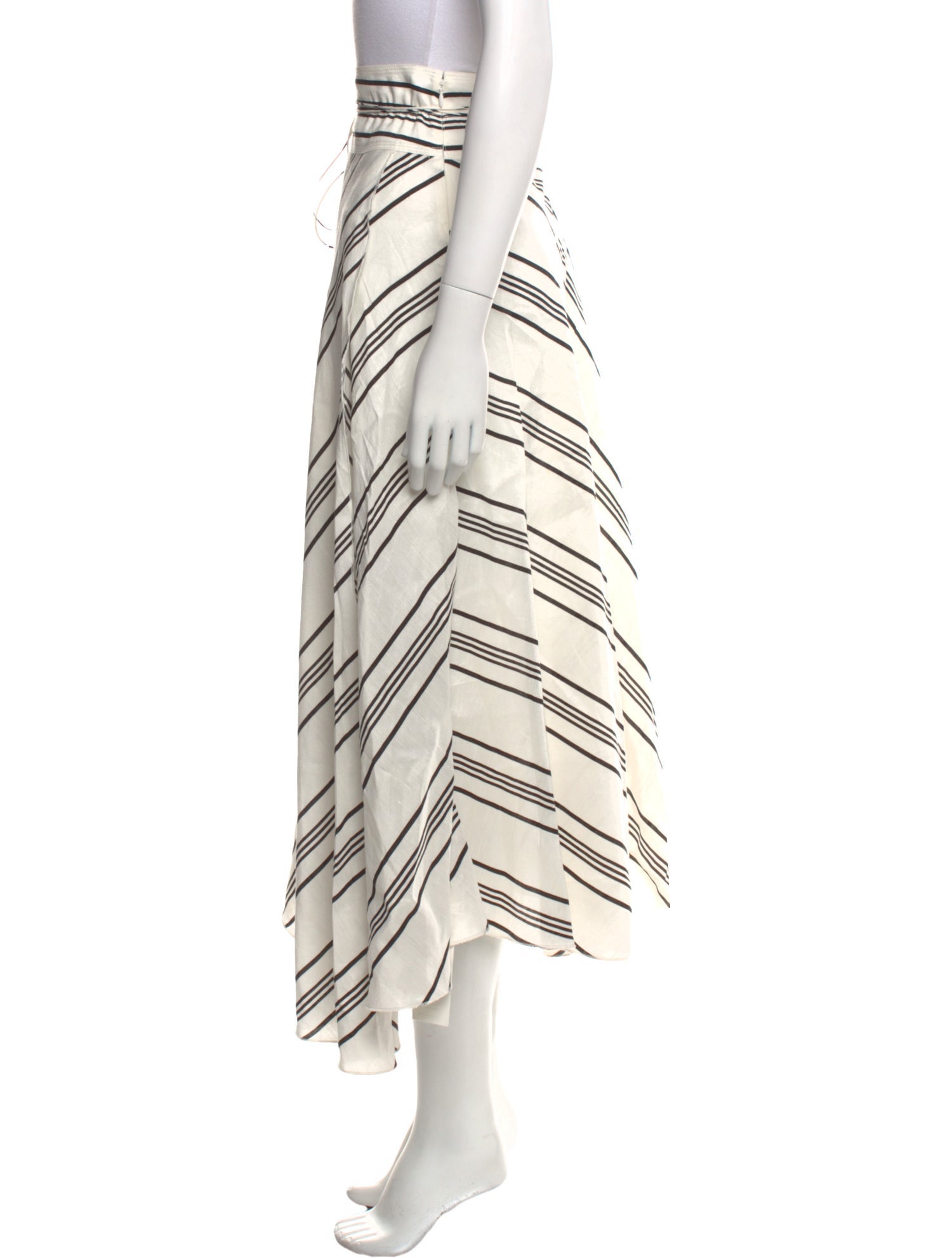 Apiece Apart Linen Midi Length Skirt