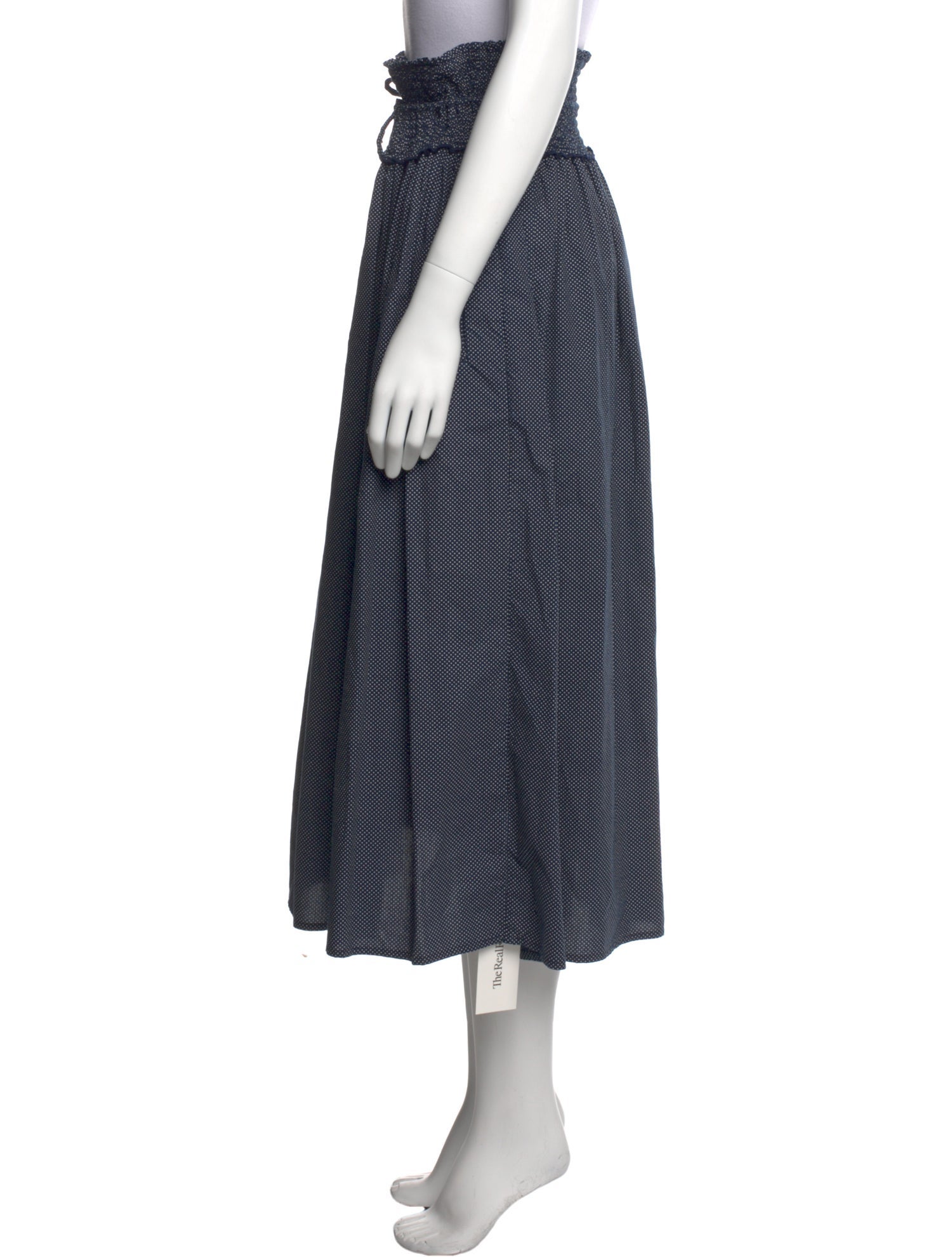 Apiece Apart Polka Dot Print Midi Length Skirt