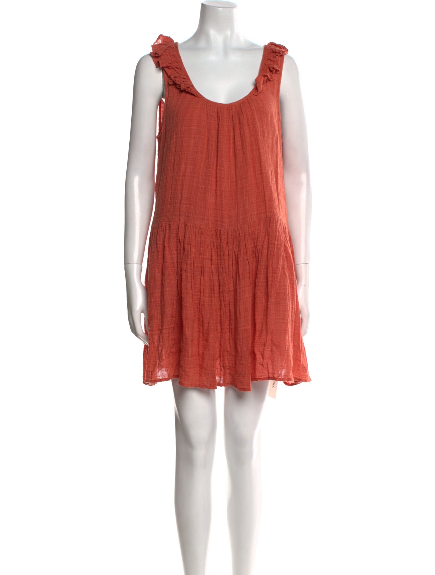 Apiece Apart Scoop Neck Mini Dress