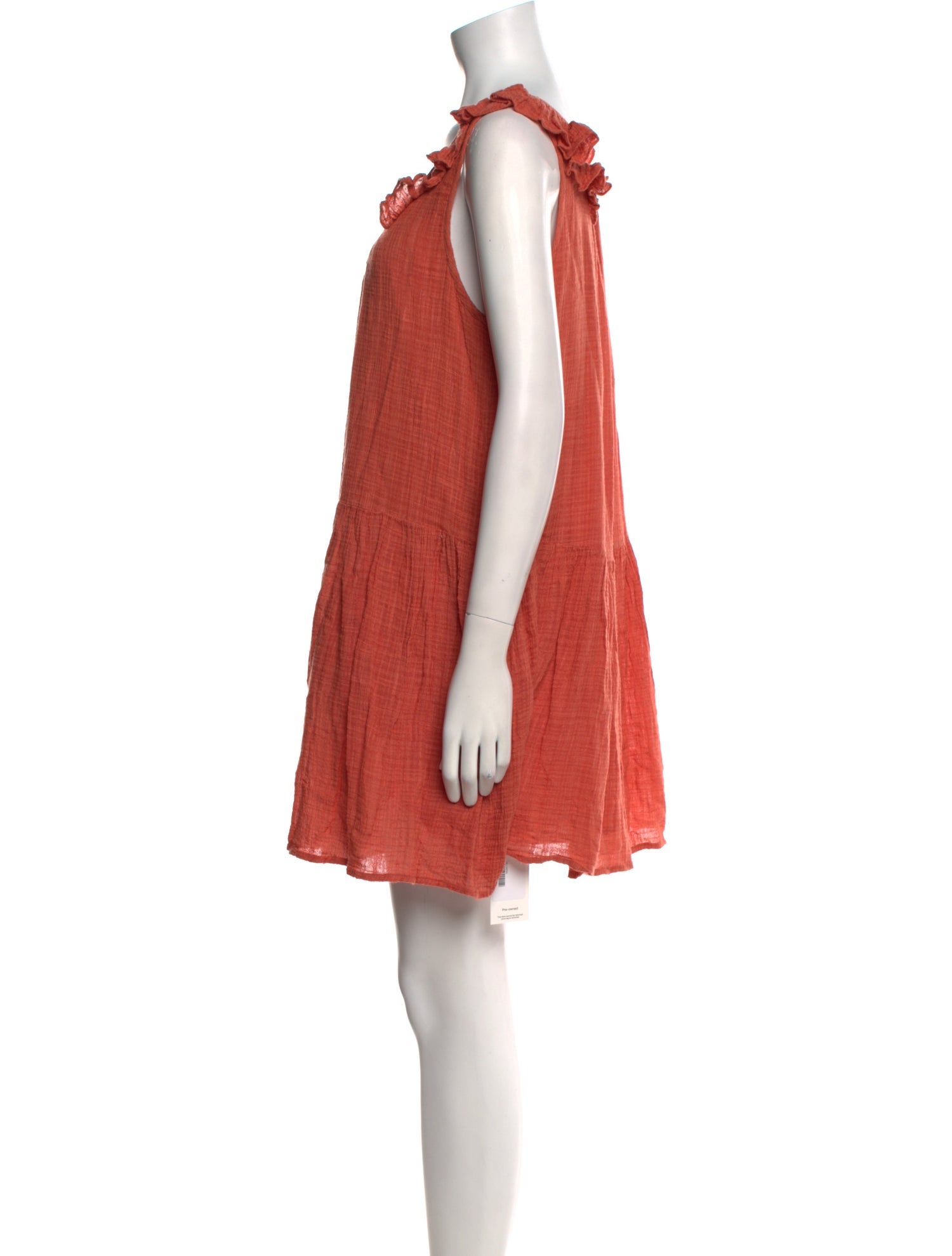 Apiece Apart Scoop Neck Mini Dress