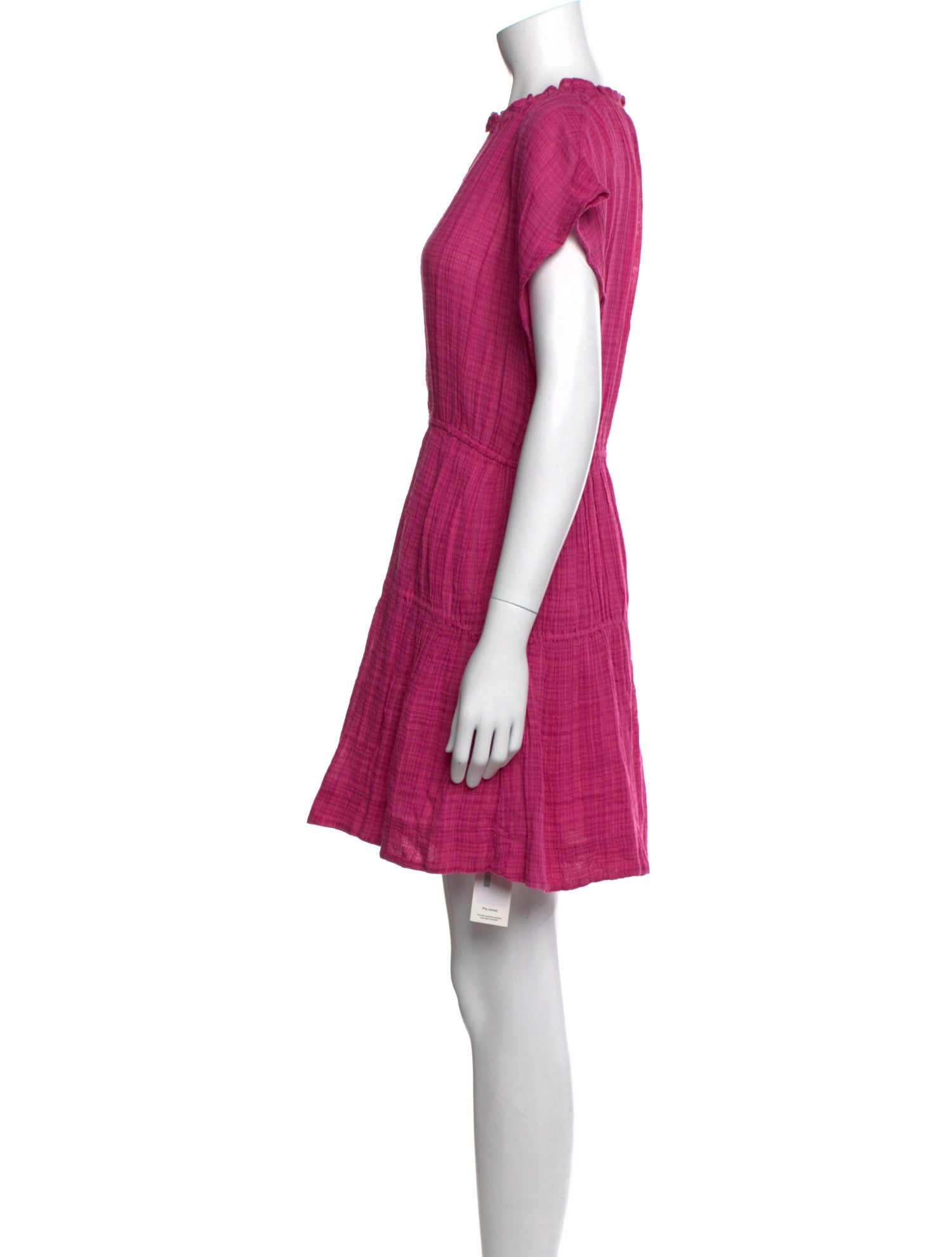 Apiece Apart Mock Neck Mini Dress