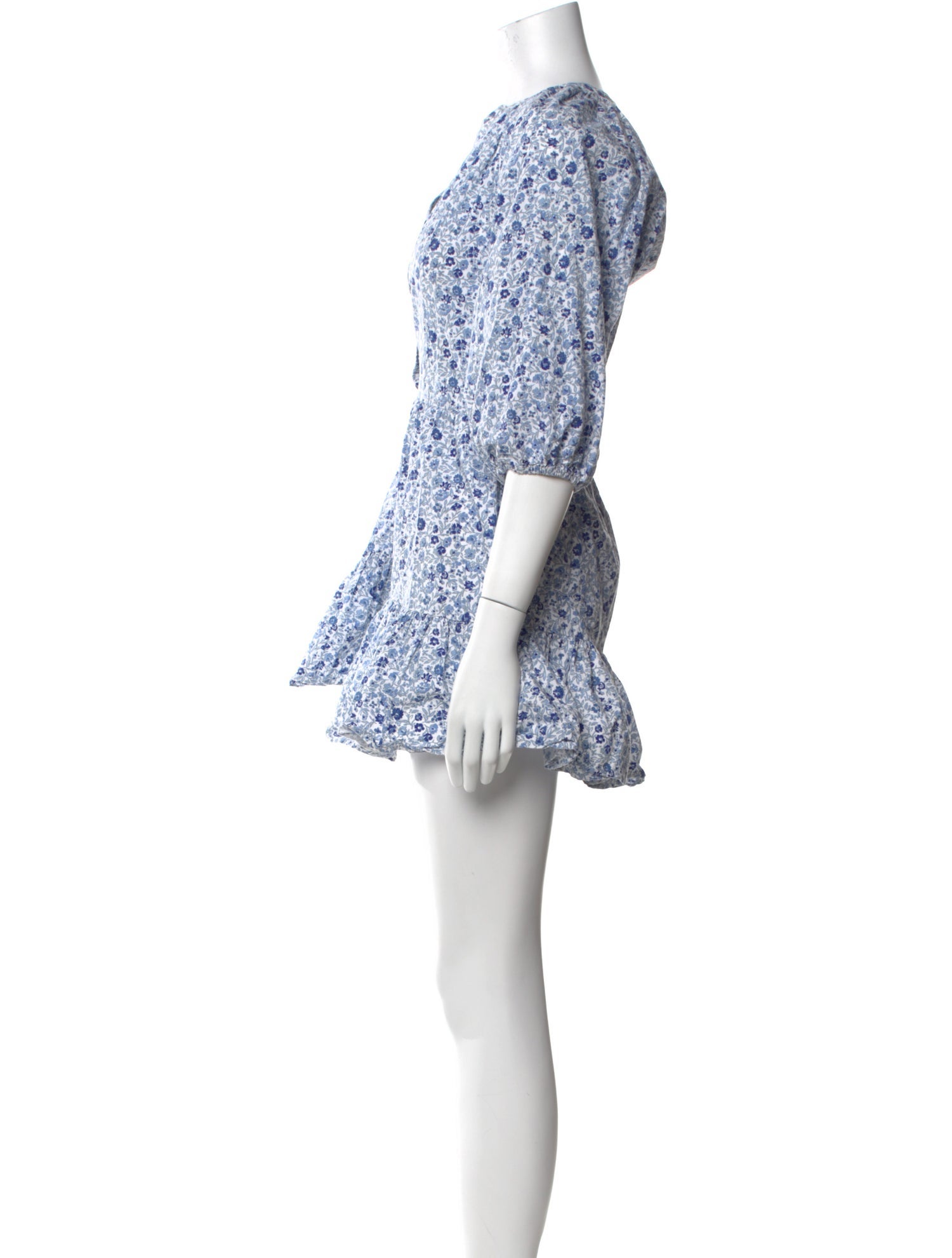 Apiece Apart Floral Print Mini Dress