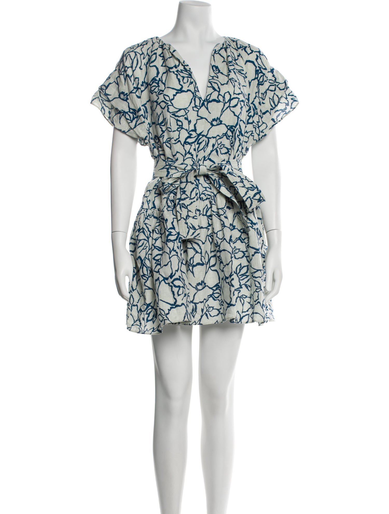 Apiece Apart Linen Mini Dress