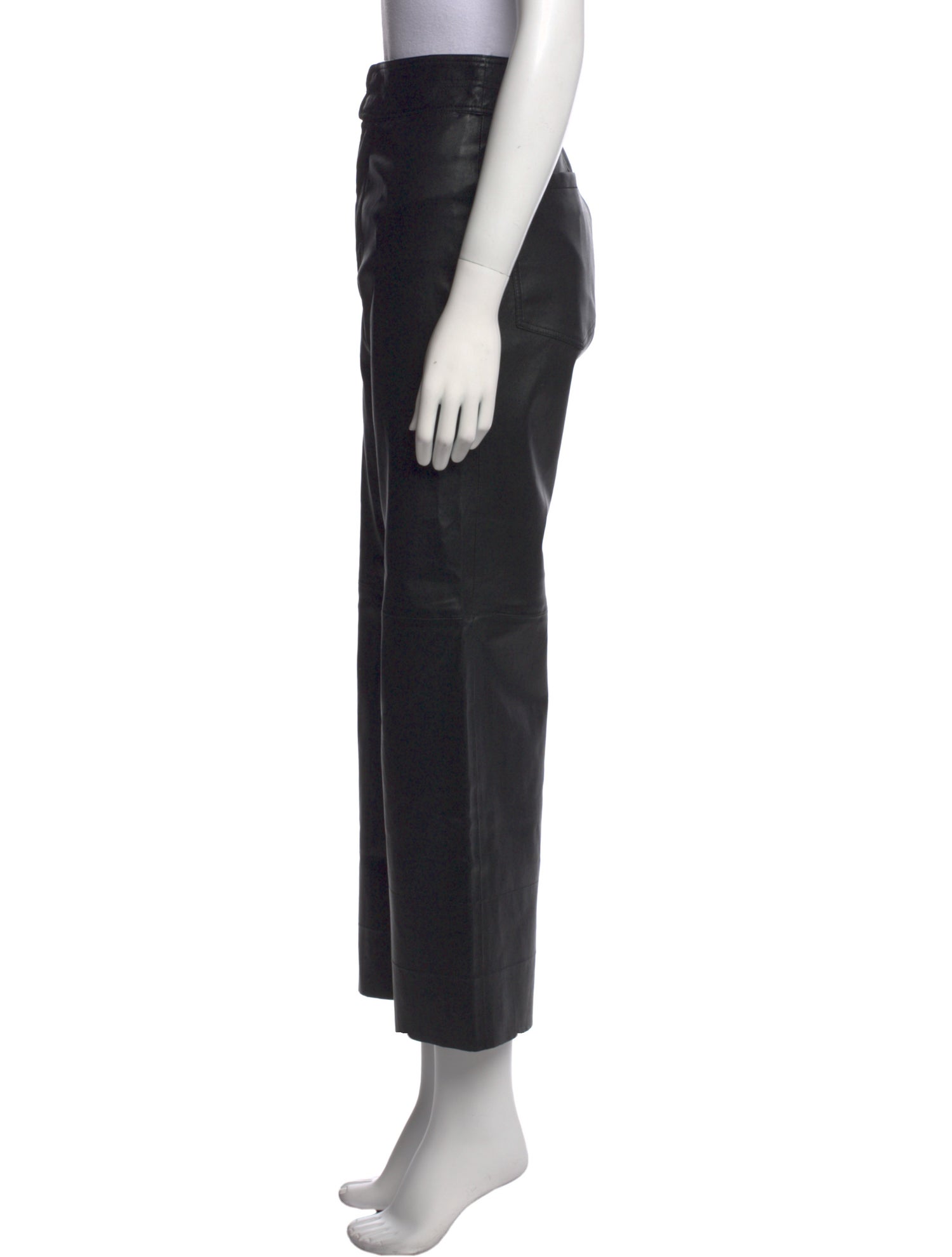 Apiece Apart Lamb Leather Wide Leg Pants