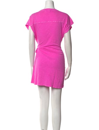 Apiece Apart Crew Neck Mini Dress