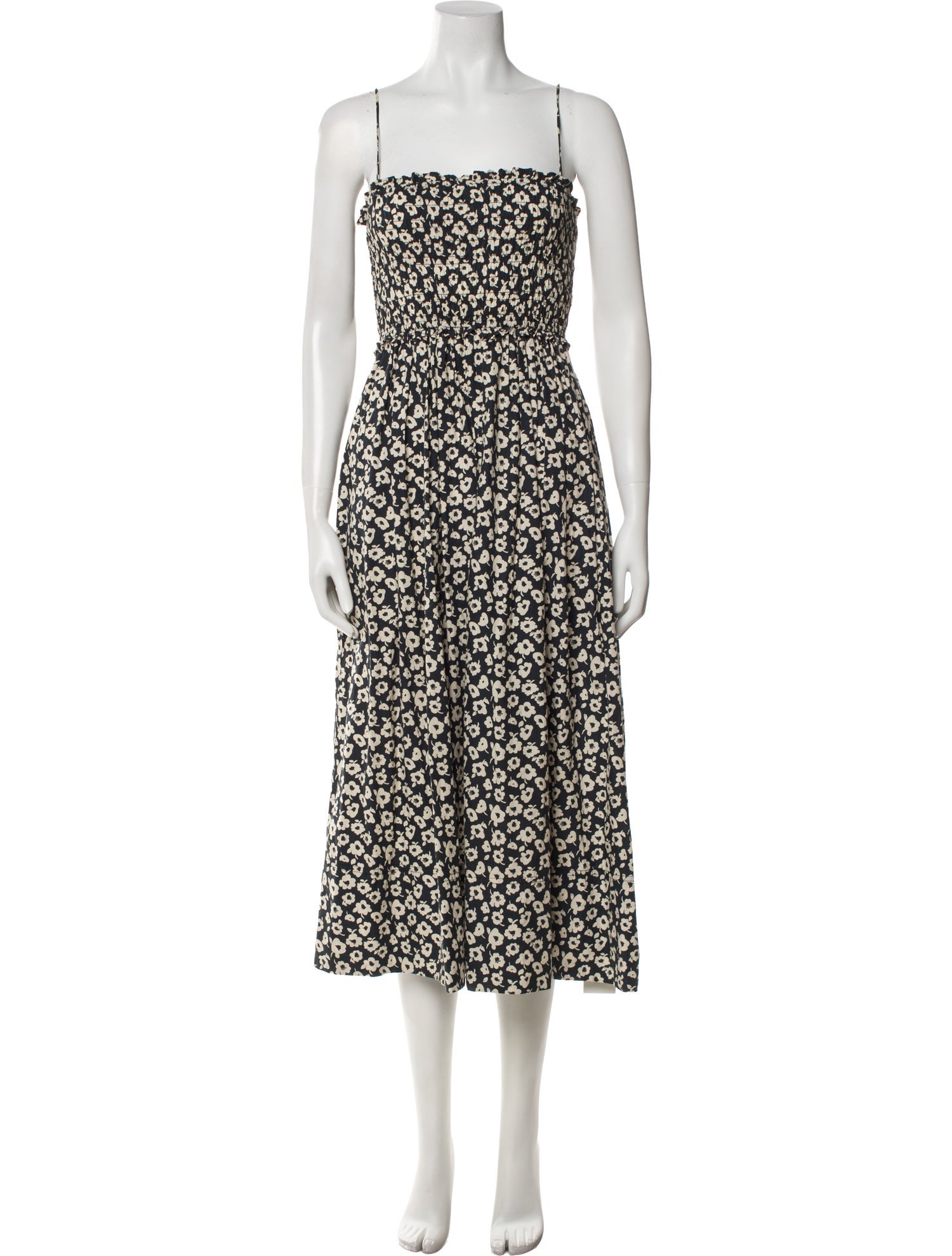 Apiece Apart Floral Print Long Dress