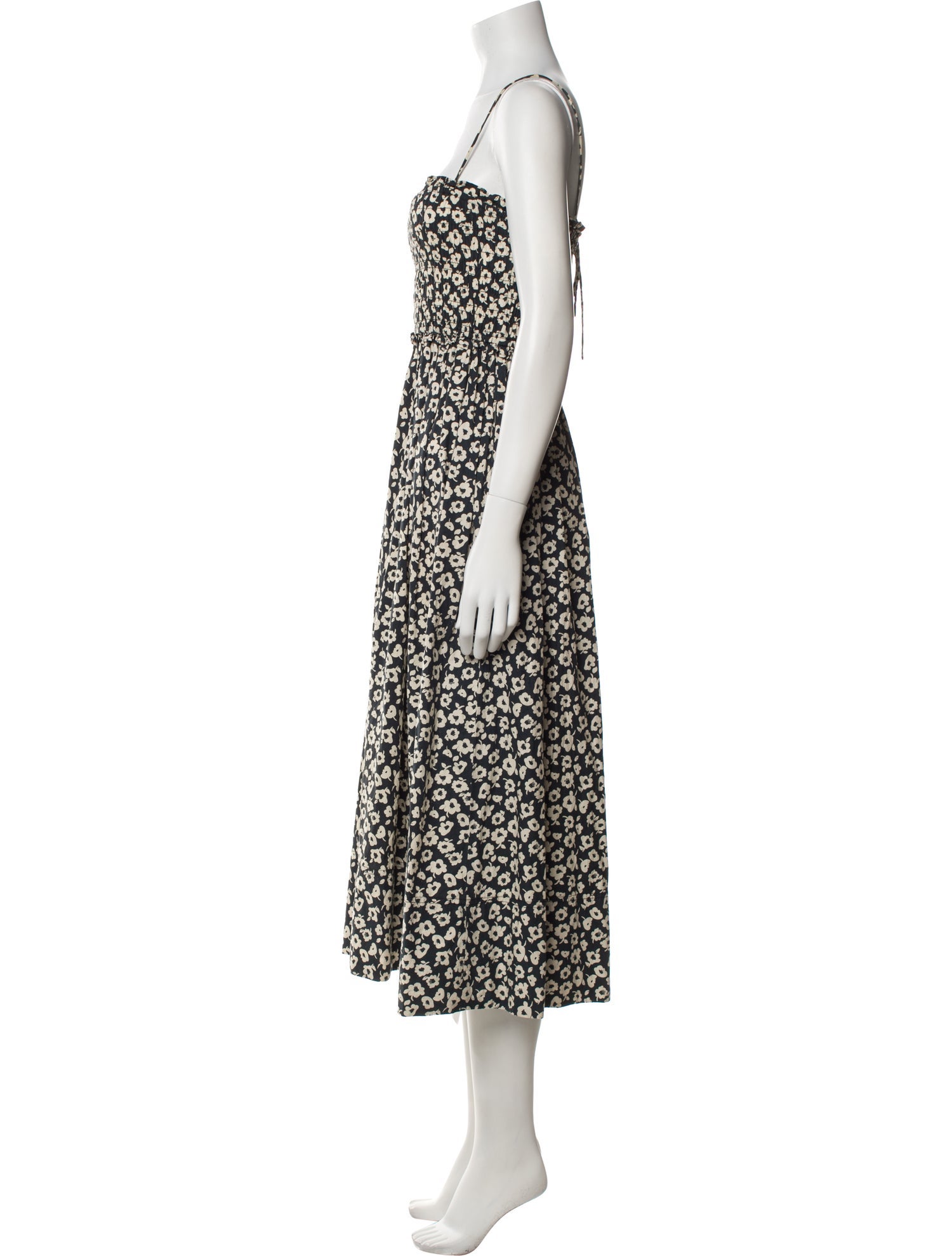 Apiece Apart Floral Print Long Dress