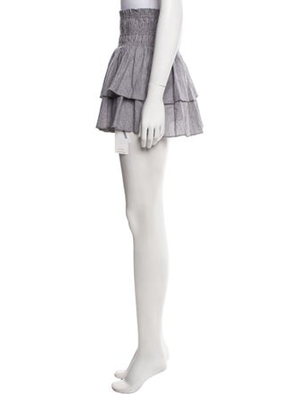 Apiece Apart Ruffle Embellishment Mini Skirt