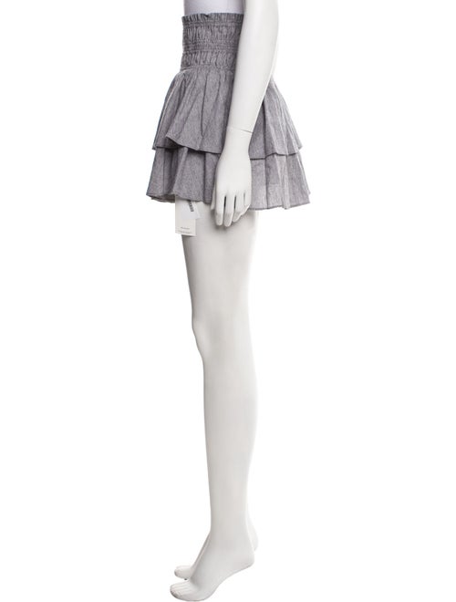 Apiece Apart Ruffle Embellishment Mini Skirt