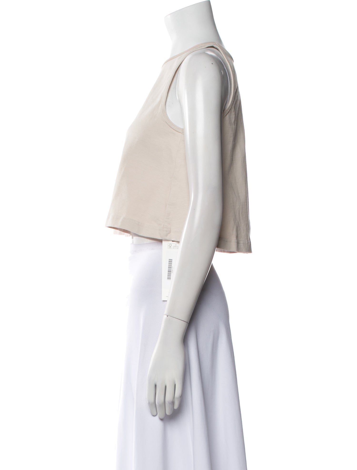 Apiece Apart Crew Neck Sleeveless Crop Top