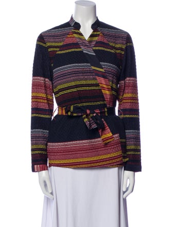 Apiece Apart Silk Striped Top