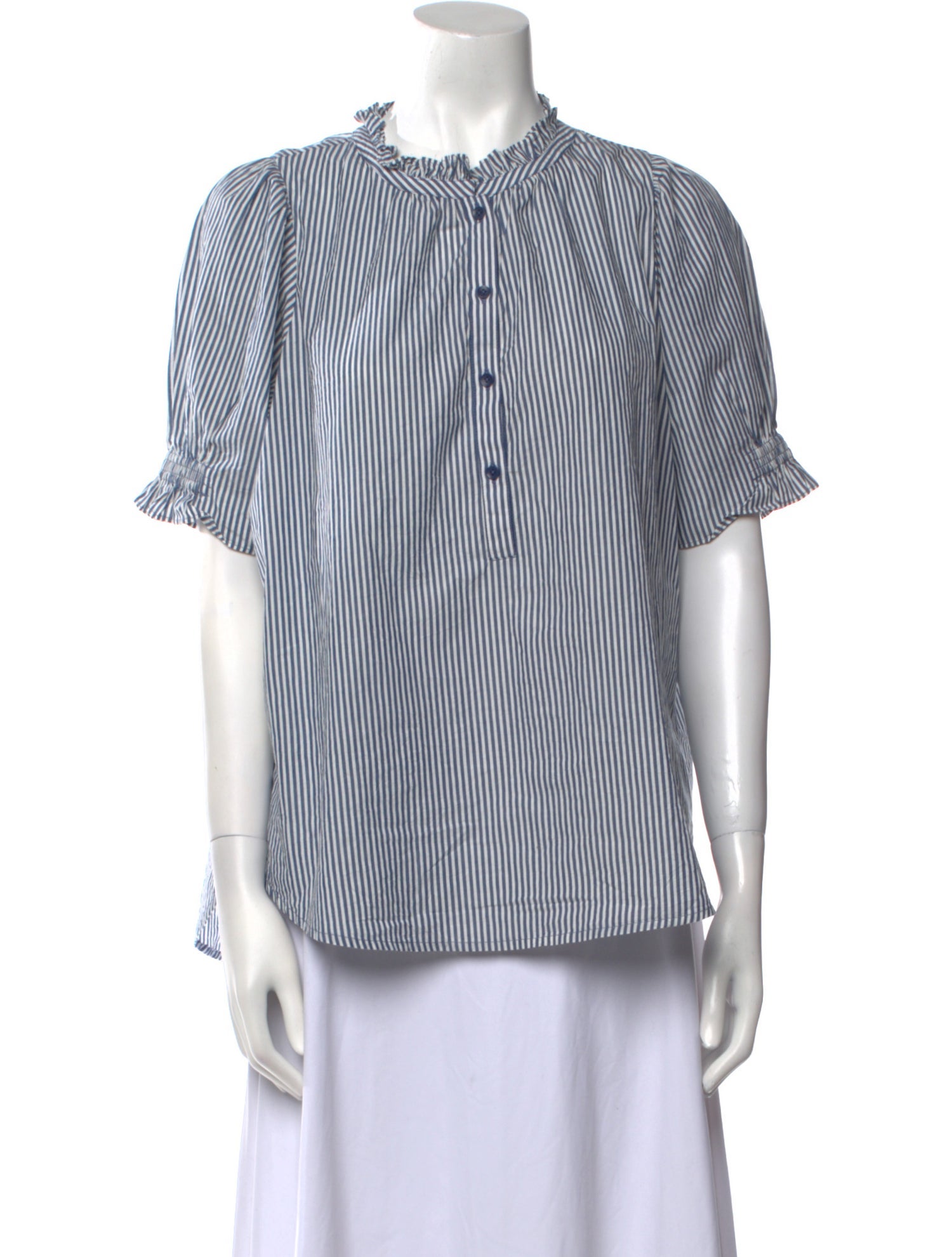 Apiece Apart Striped Crew Neck Blouse w/ Tags