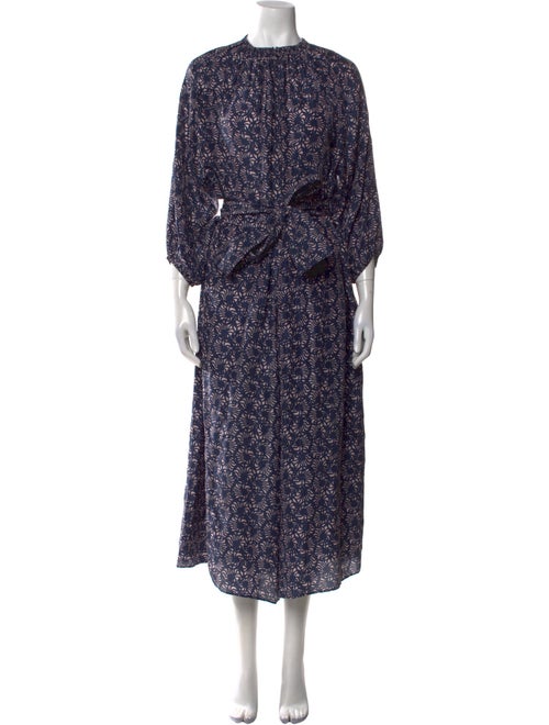 Apiece Apart Silk Printed Jumpsuit