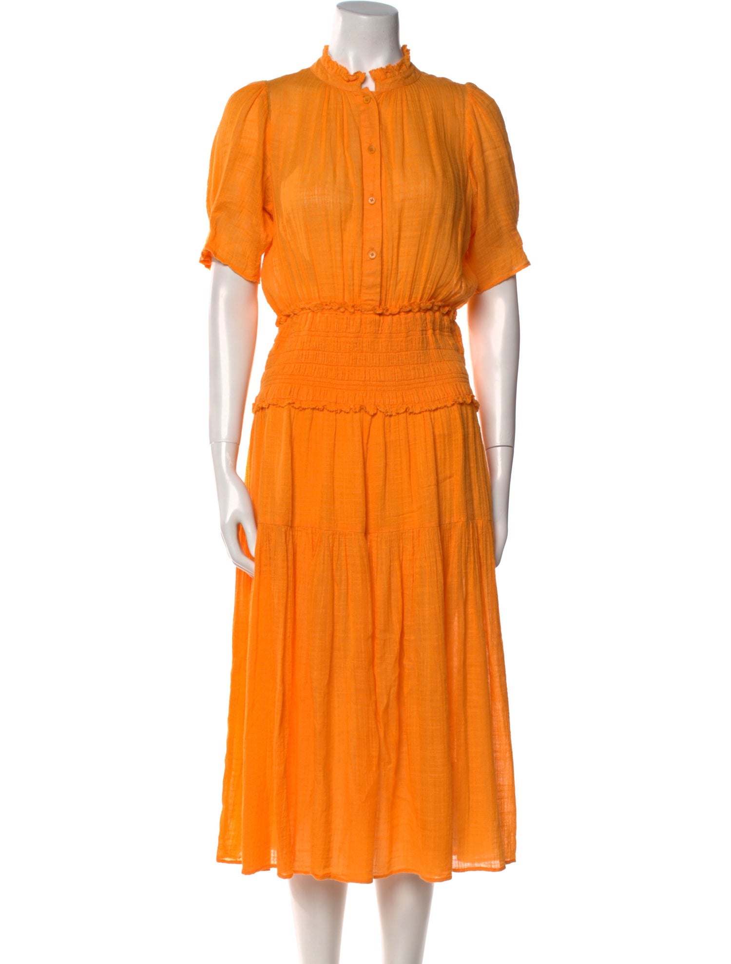 Apiece Apart Mock Neck Long Dress