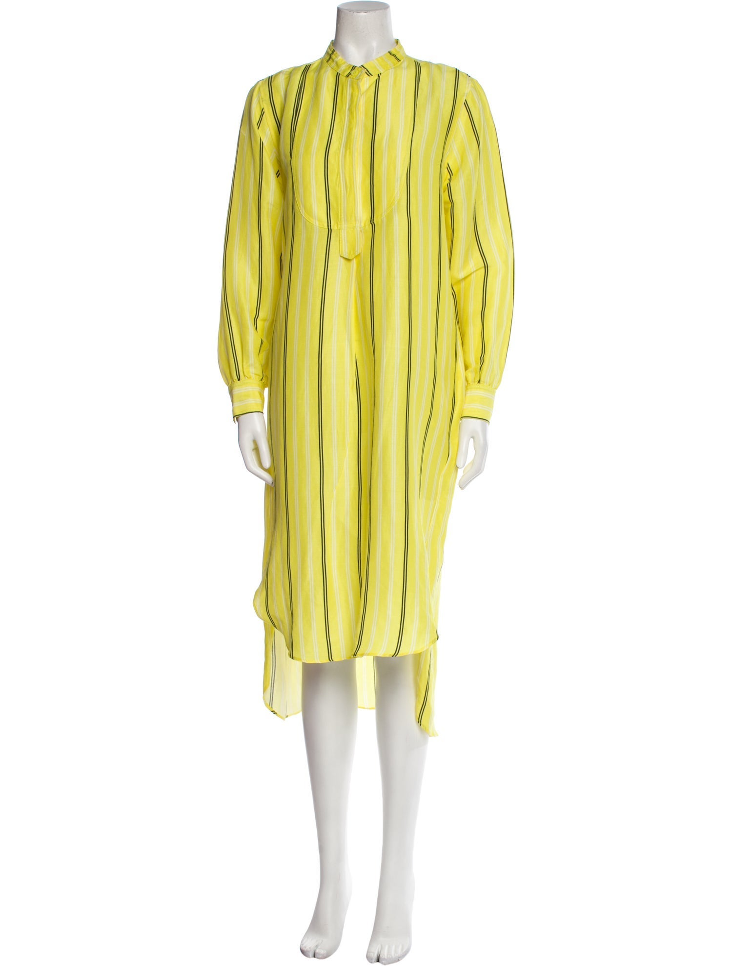 Apiece Apart Linen Midi Length Dress