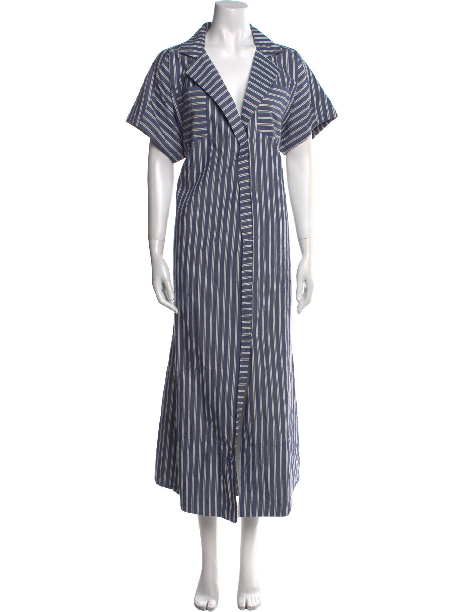 Apiece Apart Striped Long Dress