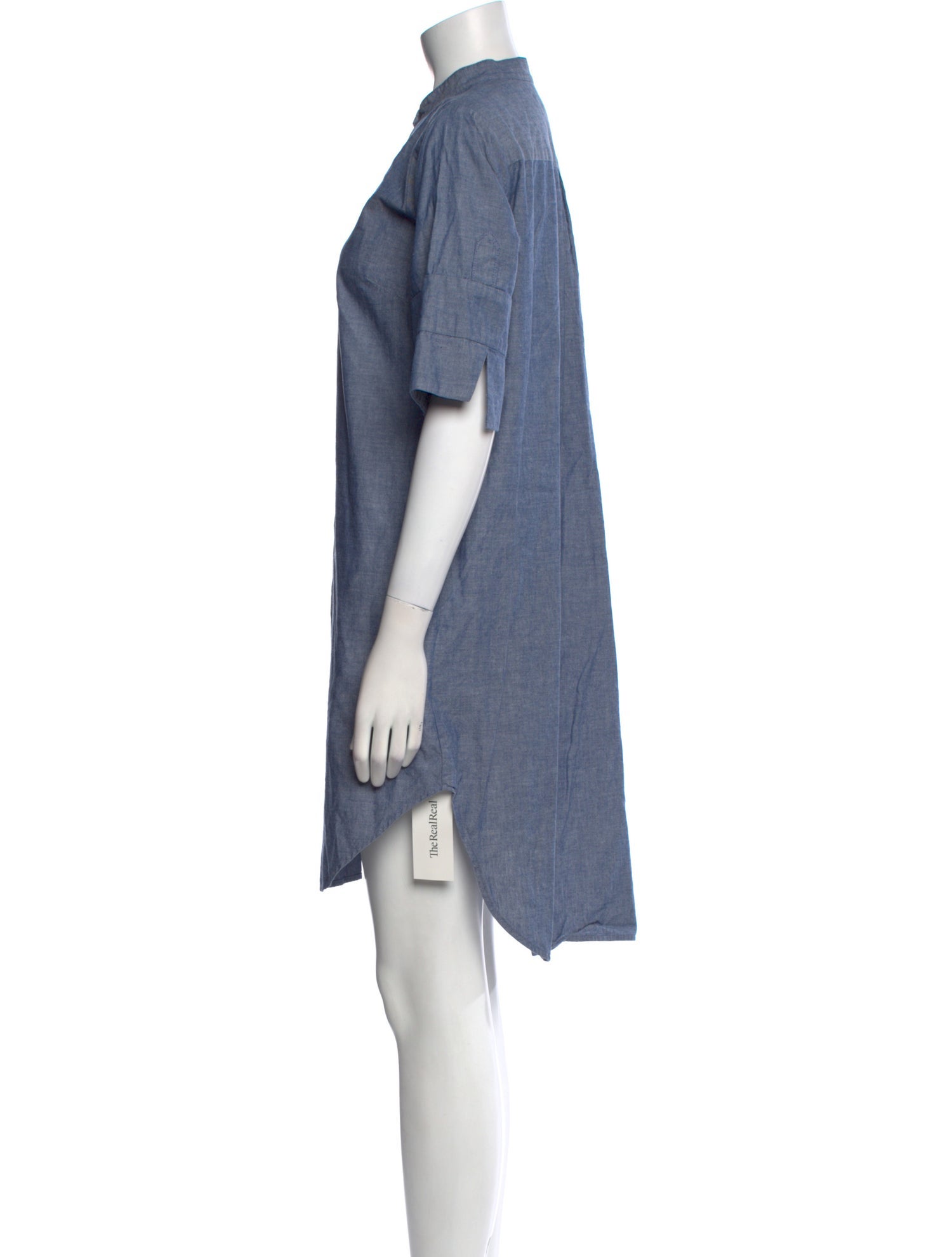 Apiece Apart Mock Neck Knee-Length Dress