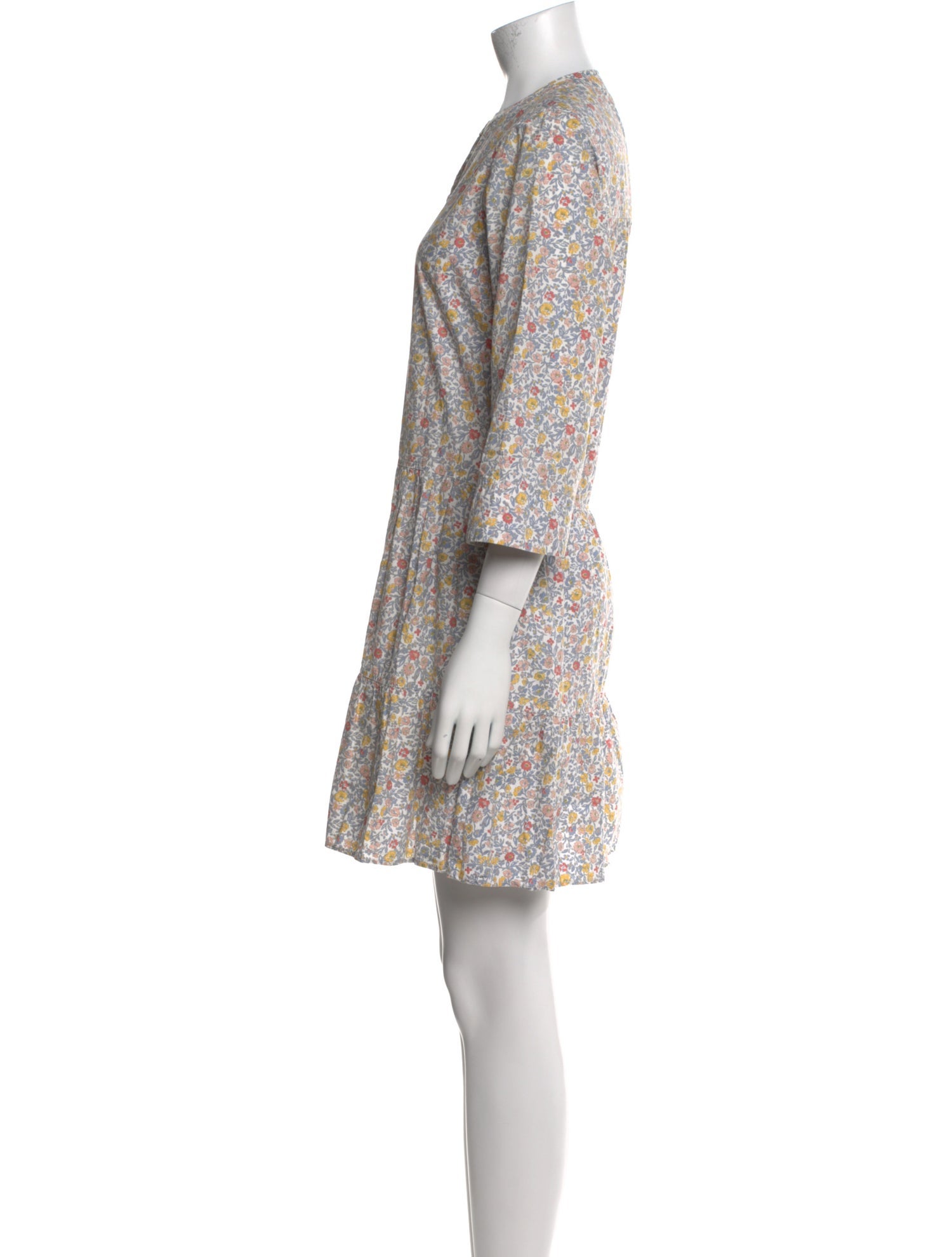 Apiece Apart Floral Print Mini Dress