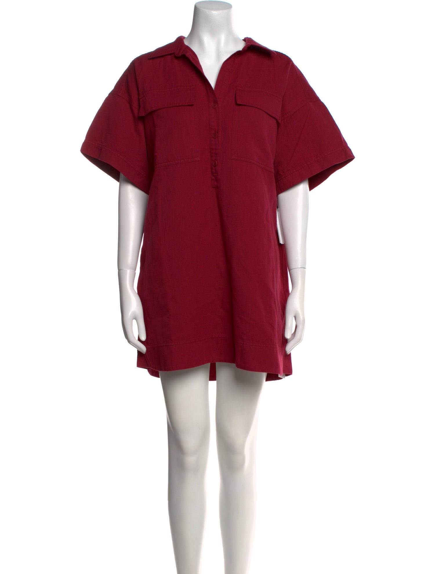 Apiece Apart V-Neck Mini Dress