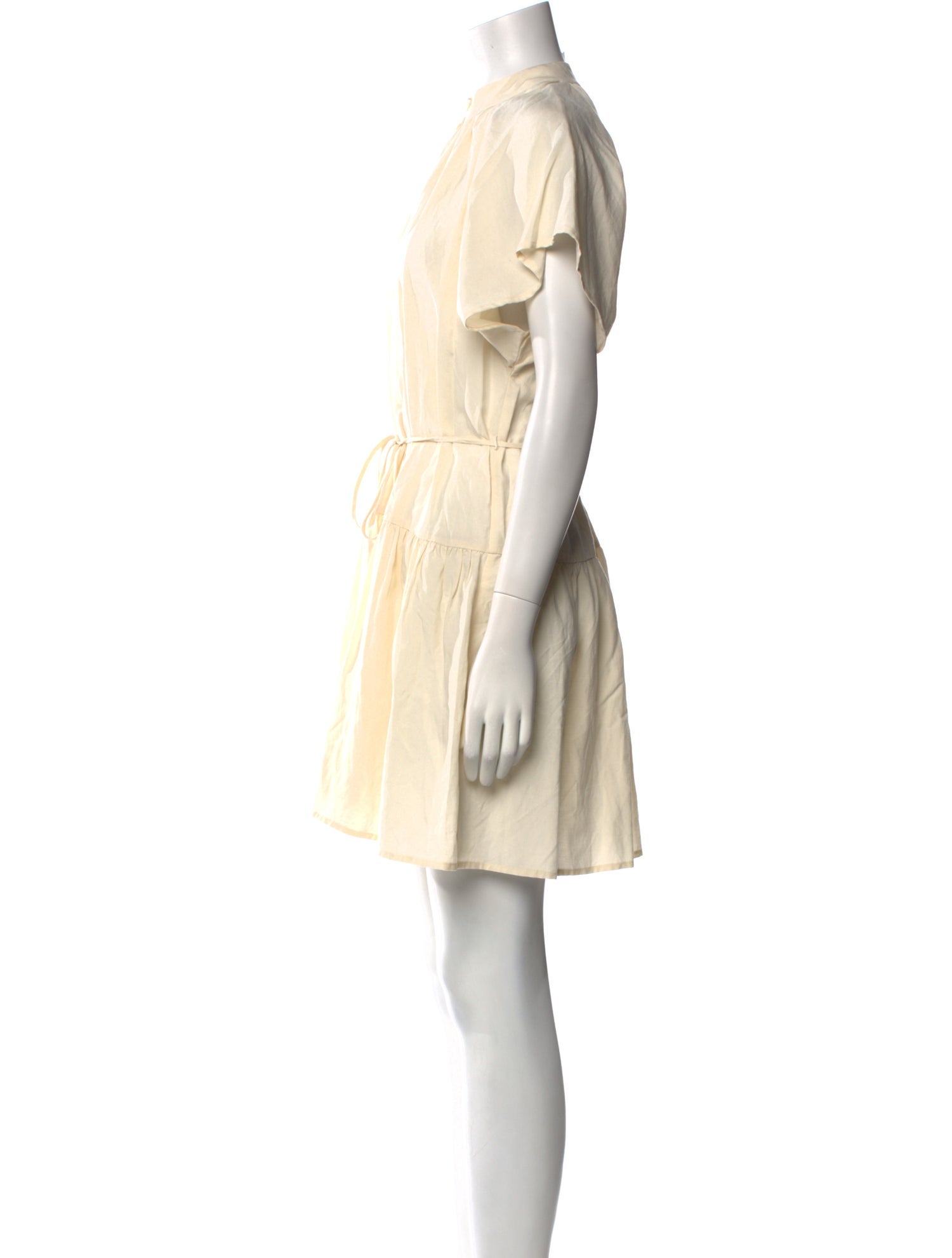 Apiece Apart Mock Neck Mini Dress