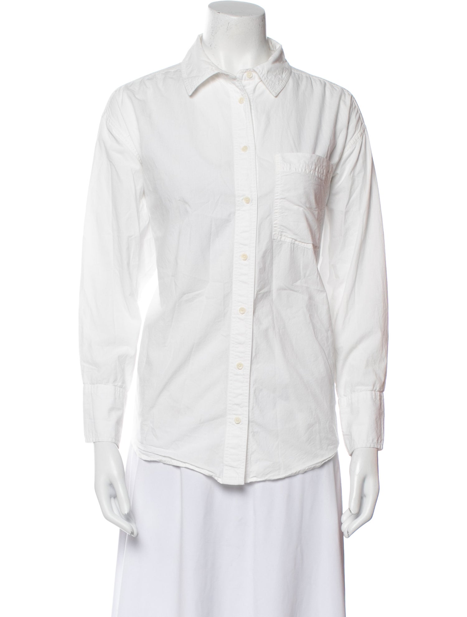 Apiece Apart Long Sleeve Button-Up Top