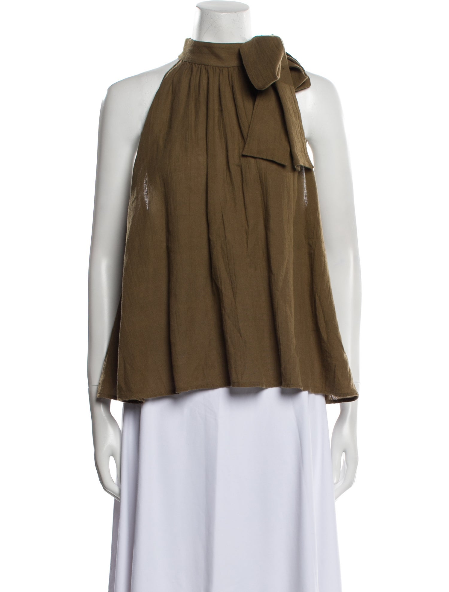 Apiece Apart Turtleneck Sleeveless Blouse