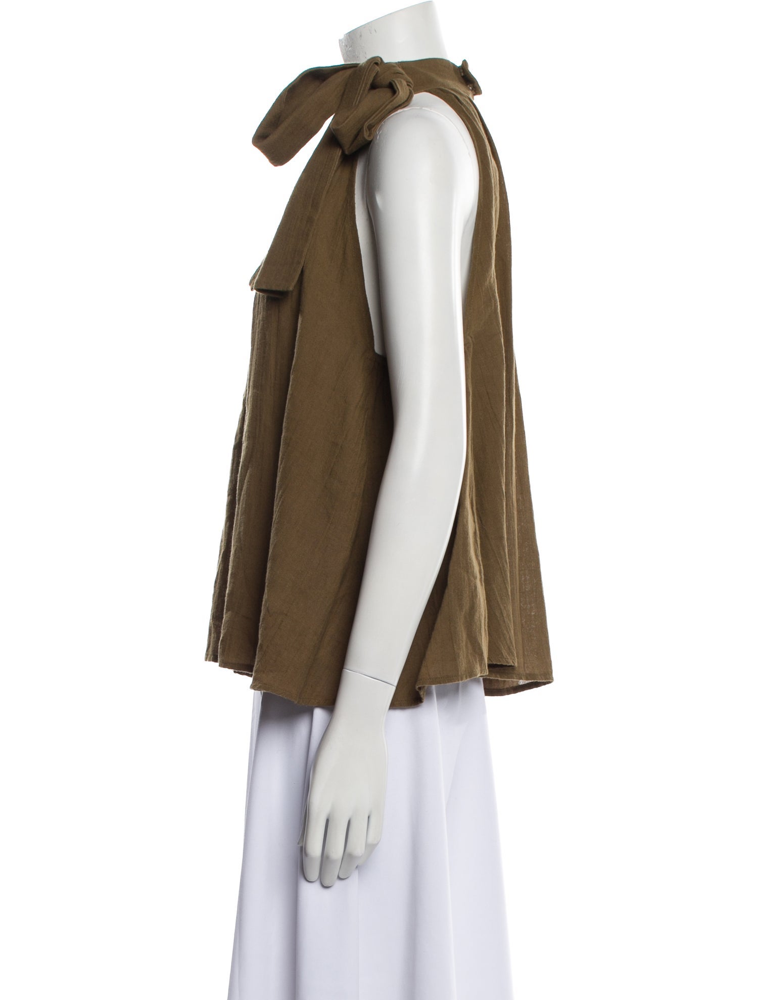 Apiece Apart Turtleneck Sleeveless Blouse