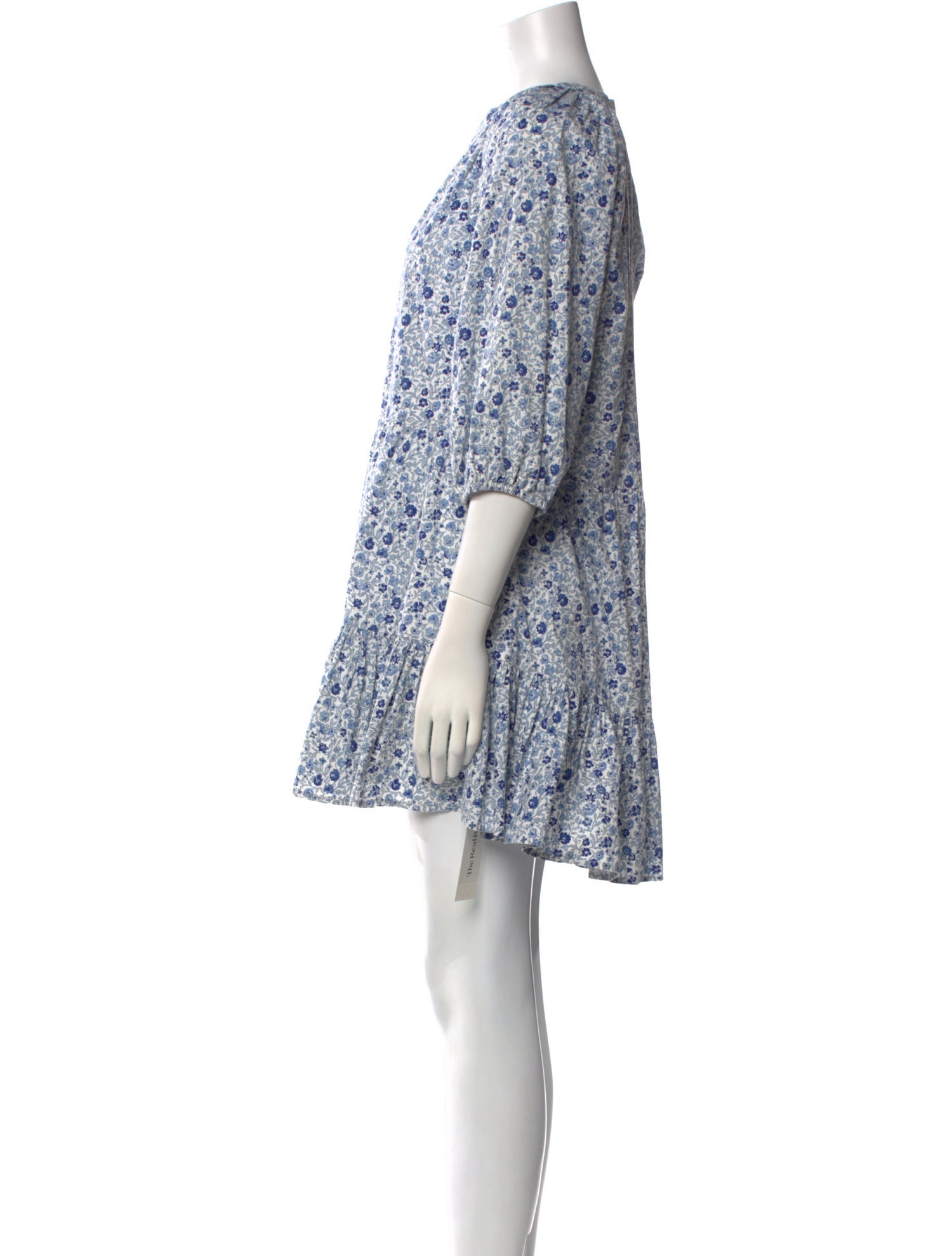 Apiece Apart Floral Print Mini Dress