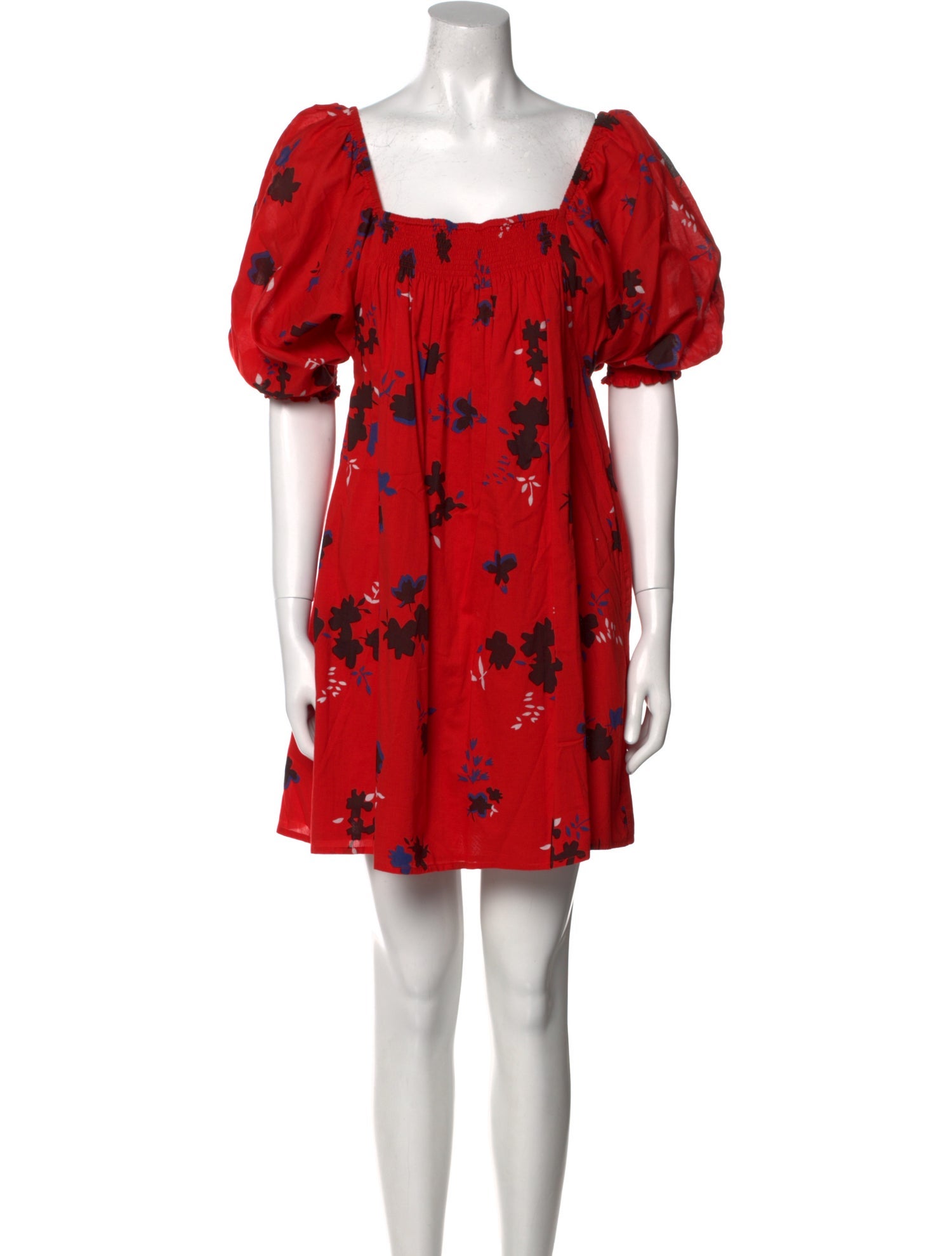 Apiece Apart Floral Print Mini Dress