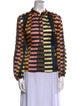 Apiece Apart Silk Printed Blouse