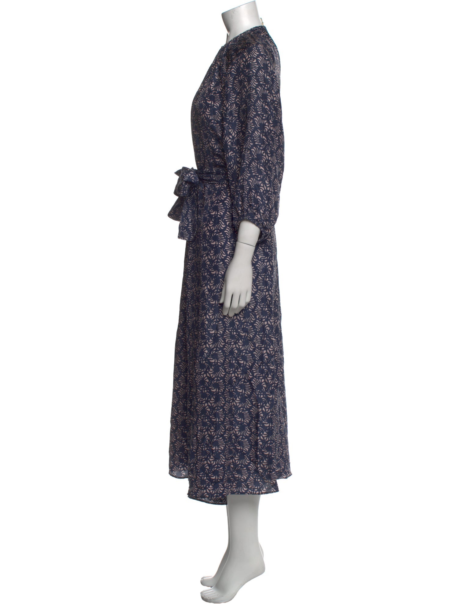 Apiece Apart Silk Printed Jumpsuit