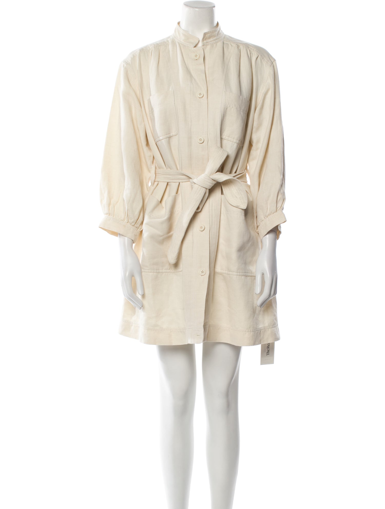 Apiece Apart Mock Neck Mini Dress