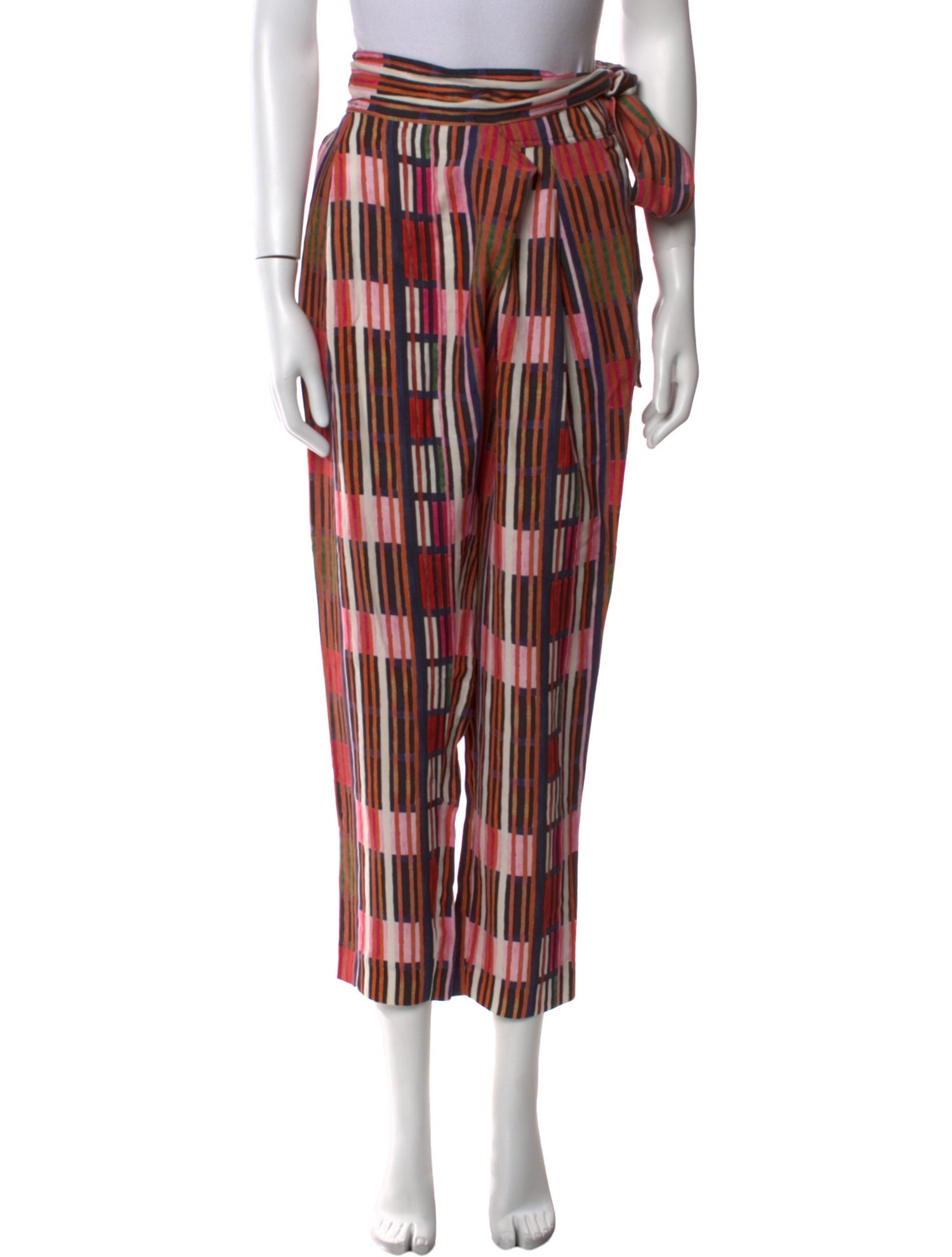 Apiece Apart Striped Straight Leg Pants