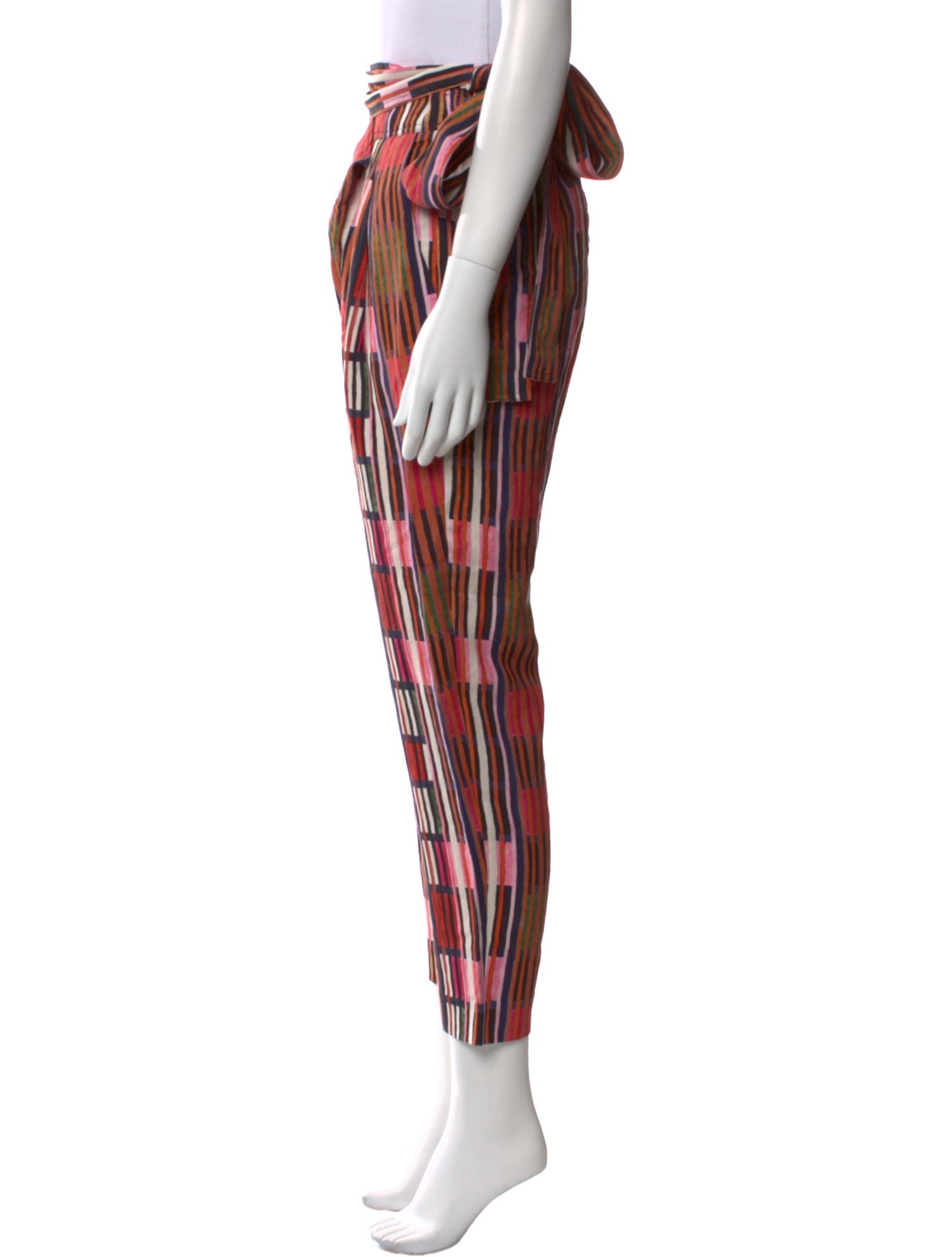 Apiece Apart Striped Straight Leg Pants