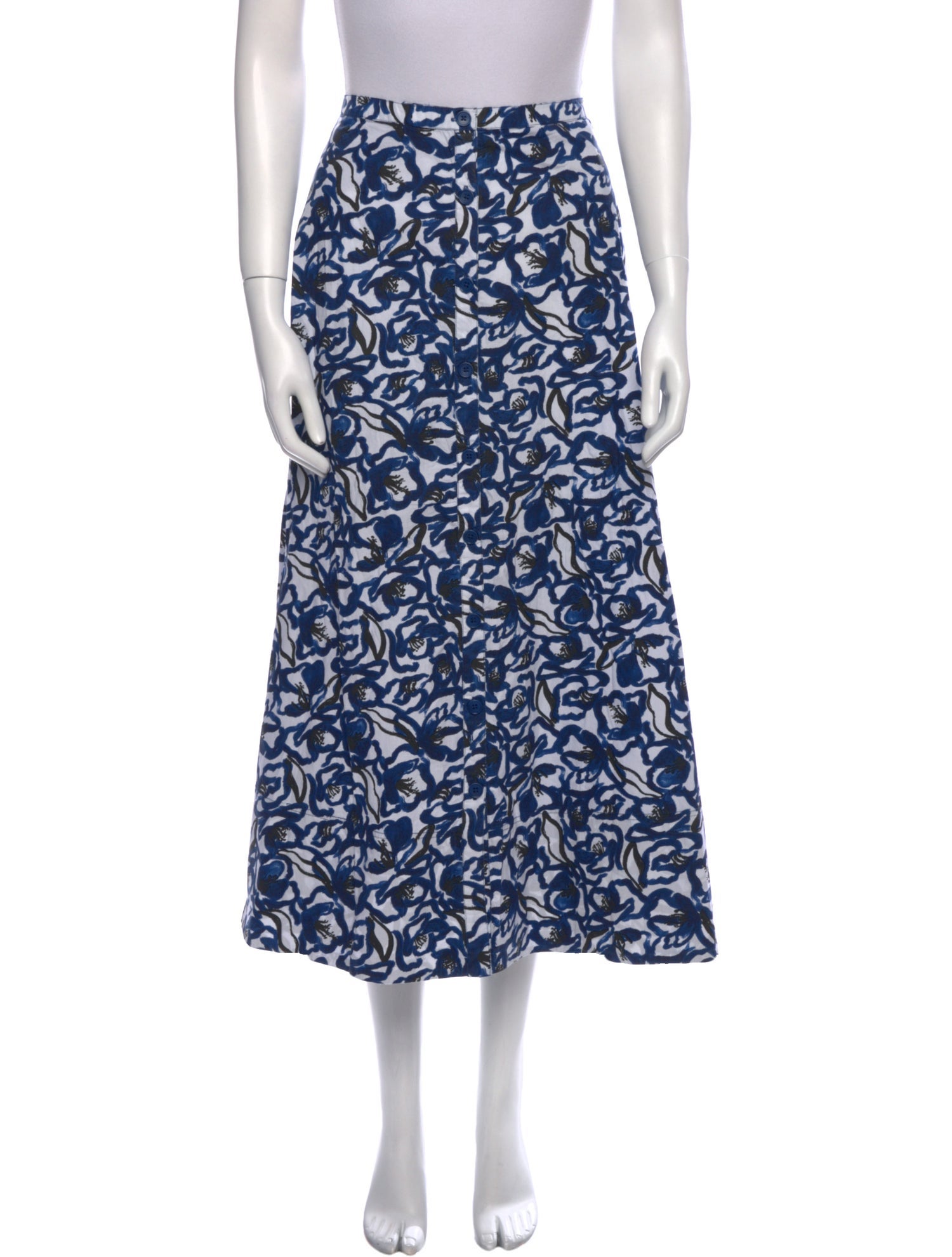 Apiece Apart Printed Midi Length Skirt w/ Tags