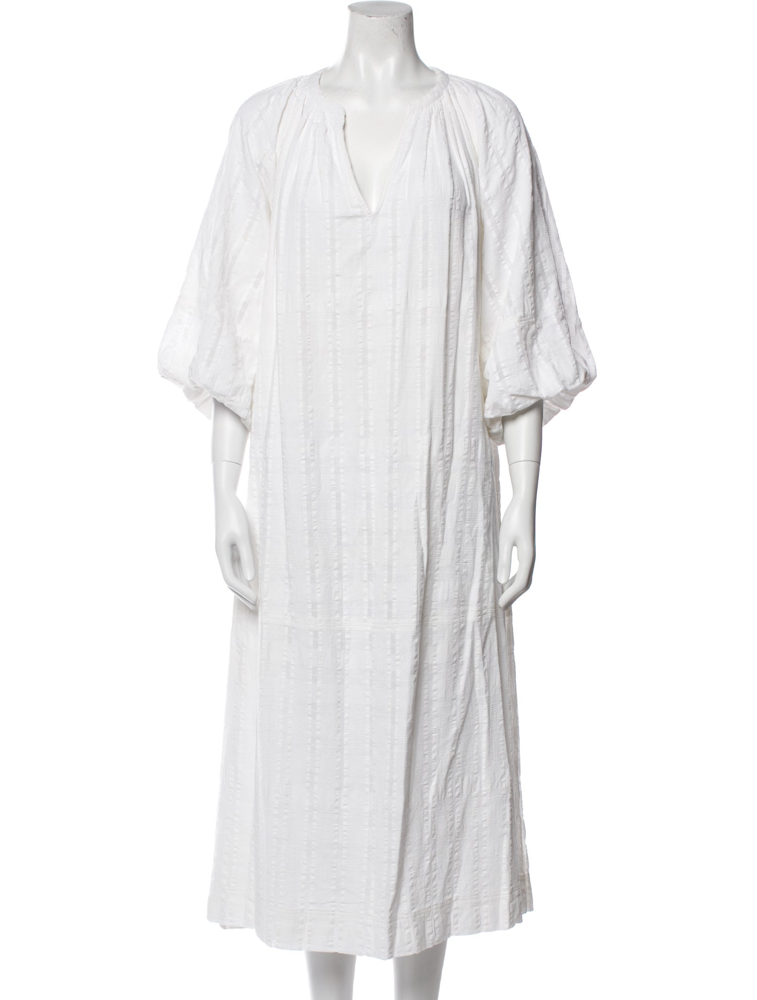 Apiece Apart V-Neck Long Dress