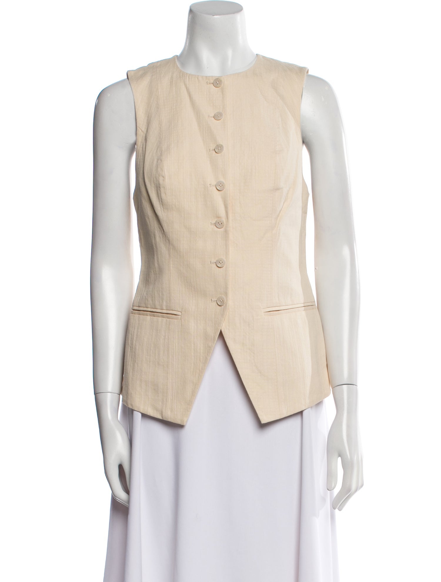 Apiece Apart Crew Neck Sleeveless Top