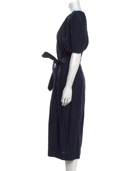 Apiece Apart Crew Neck Midi Length Dress