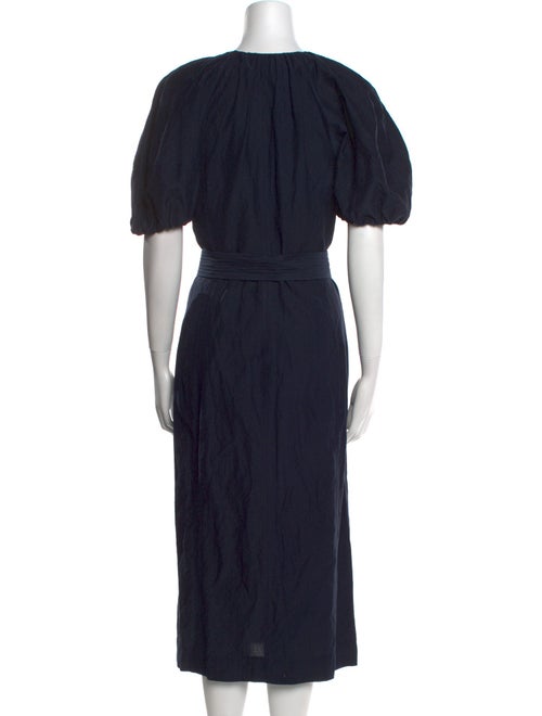 Apiece Apart Crew Neck Midi Length Dress