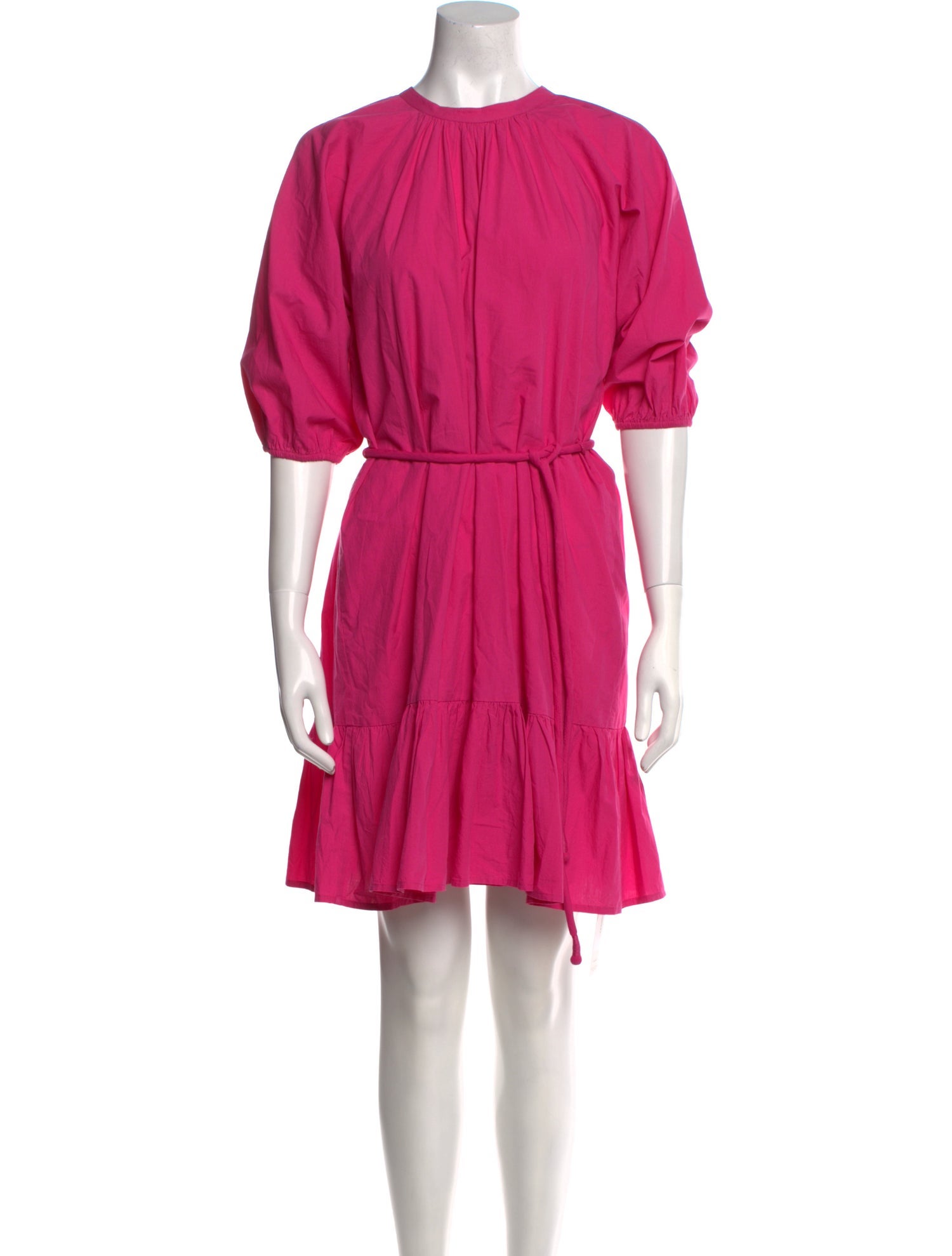 Apiece Apart Crew Neck Mini Dress