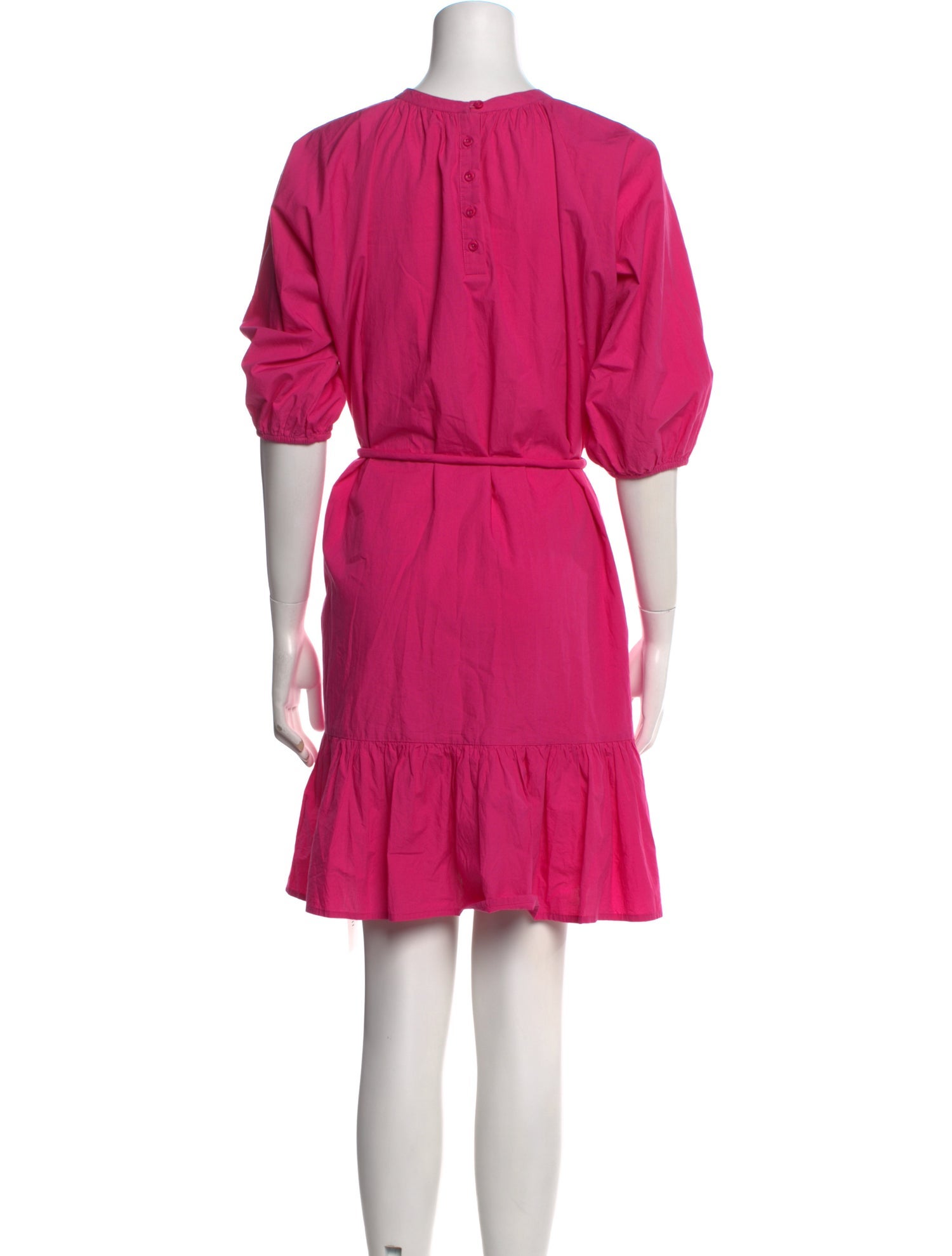 Apiece Apart Crew Neck Mini Dress