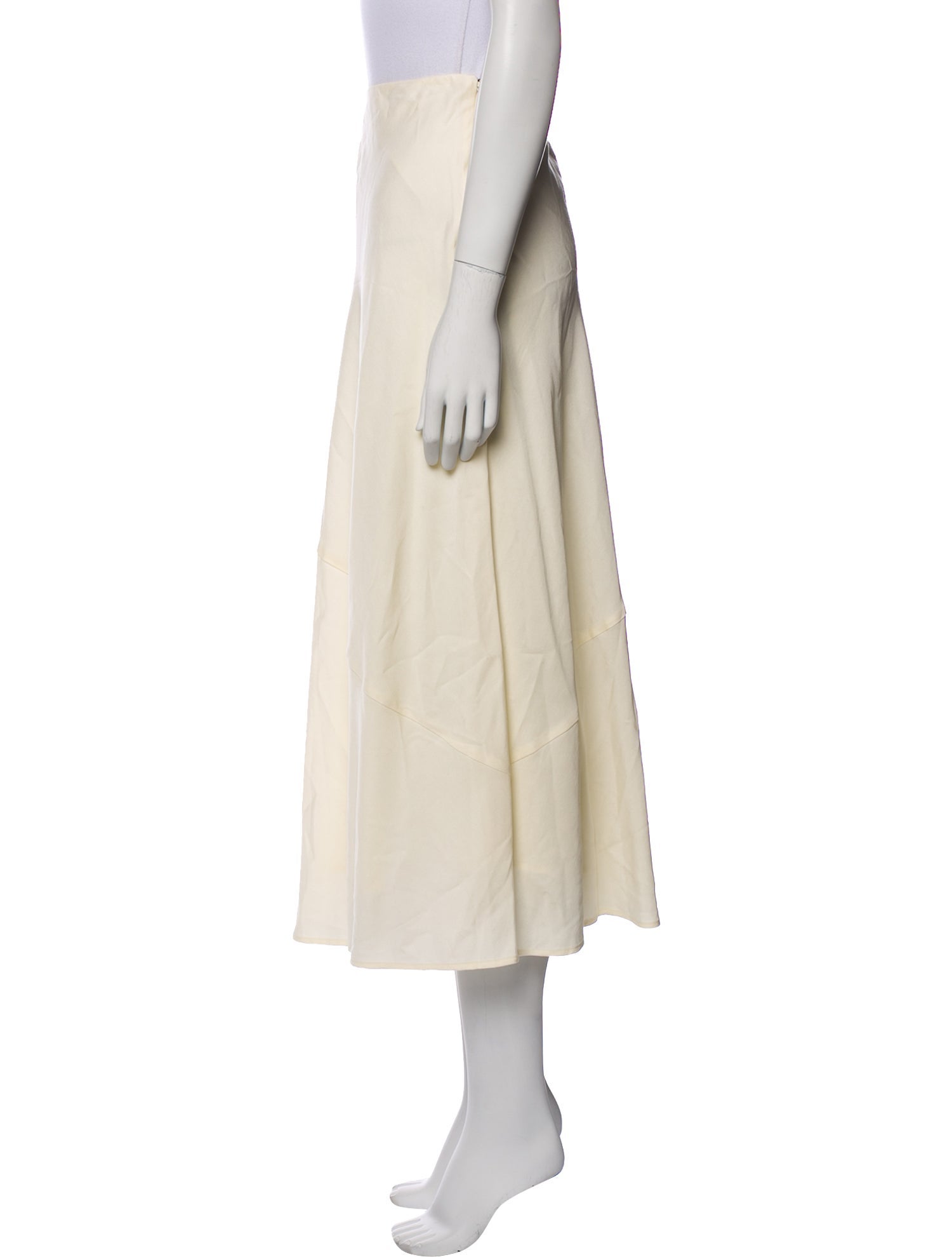 Apiece Apart Ruffle Embellishment Midi Length Skirt