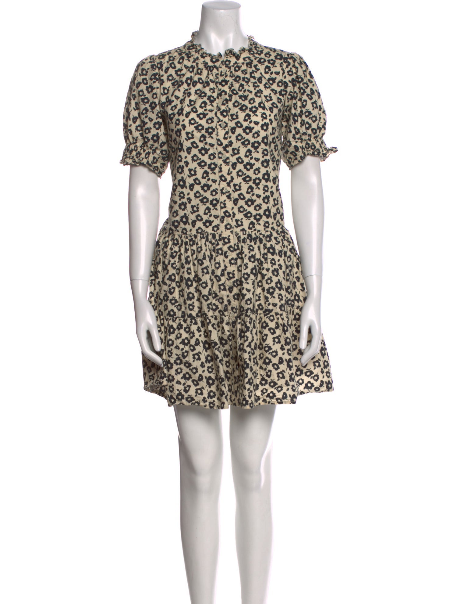 Apiece Apart Animal Print Mini Dress