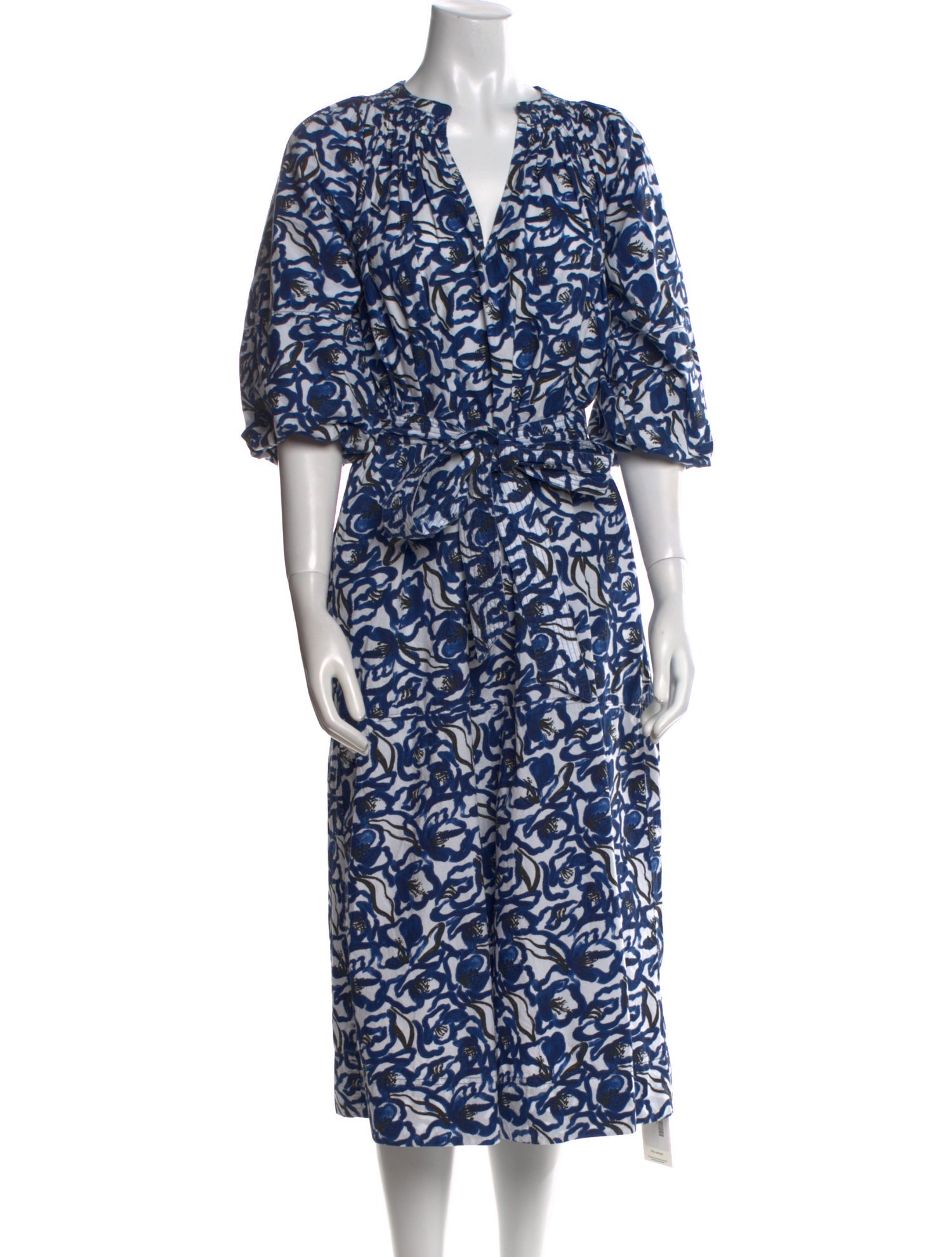 Apiece Apart Printed Midi Length Dress