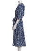 Apiece Apart Printed Midi Length Dress