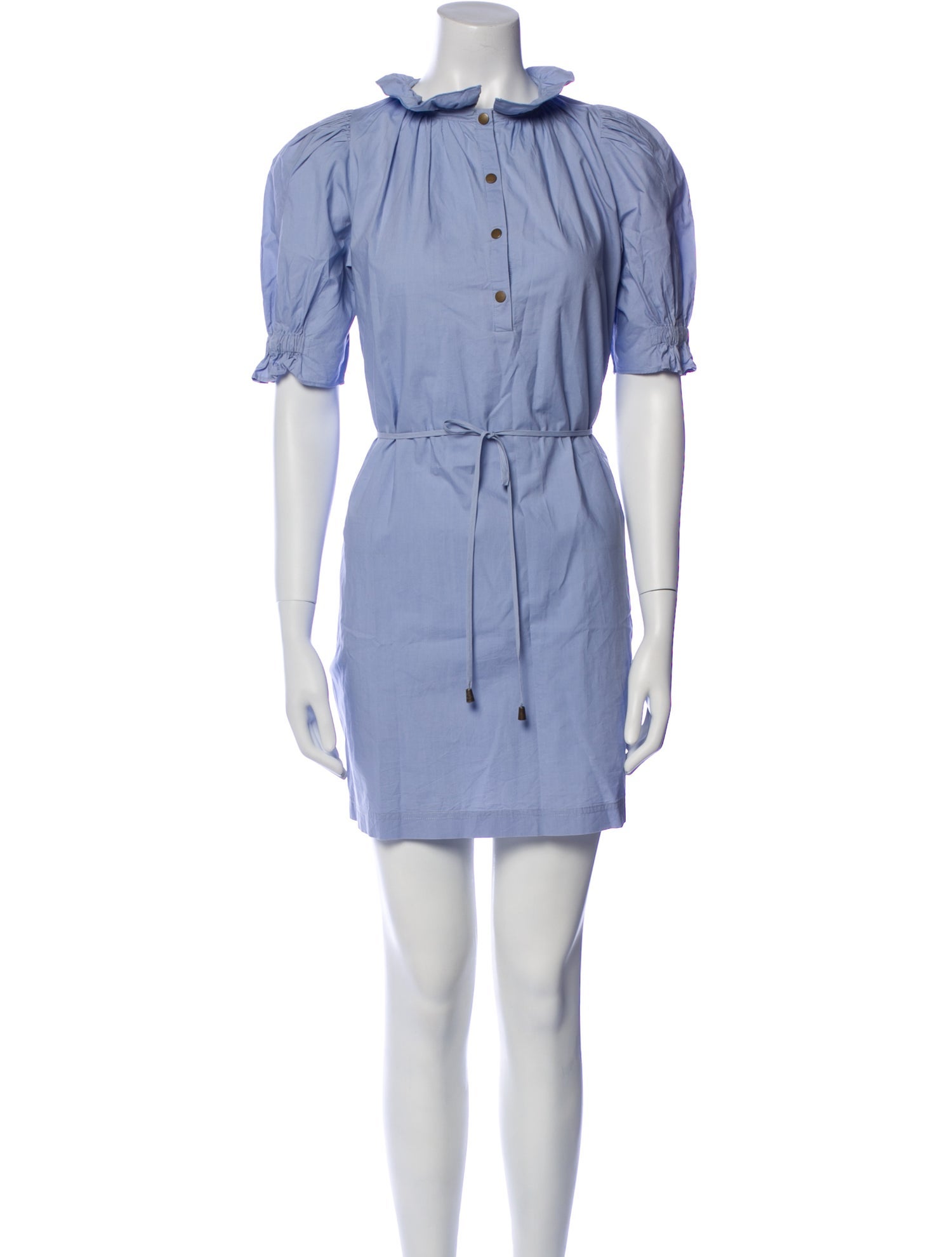 Apiece Apart Mock Neck Mini Dress