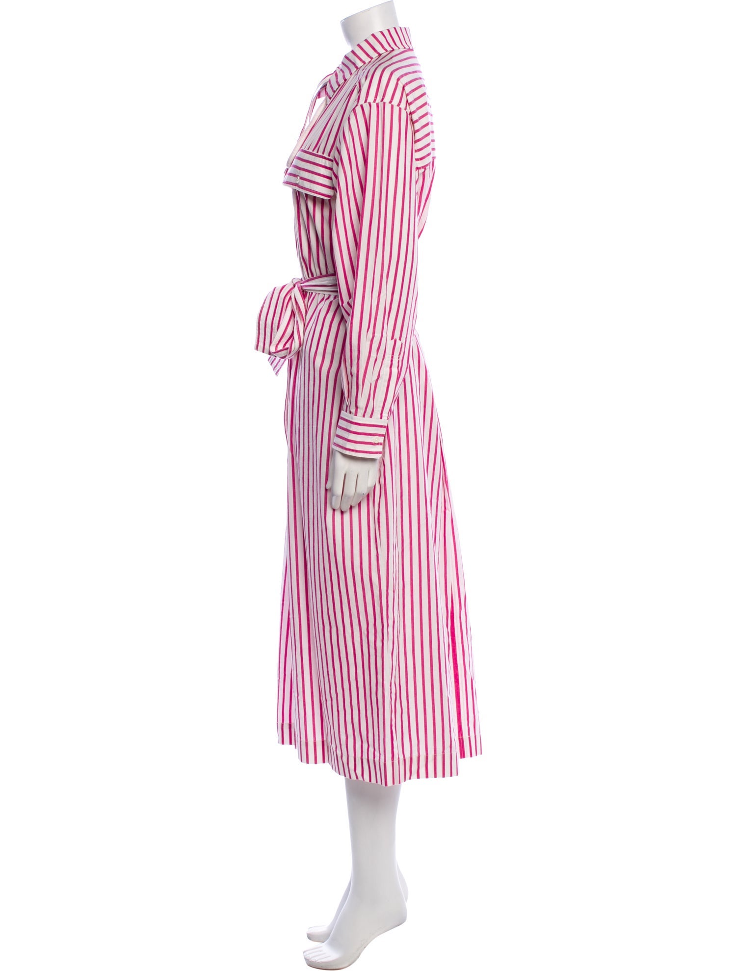 Apiece Apart Striped Long Dress