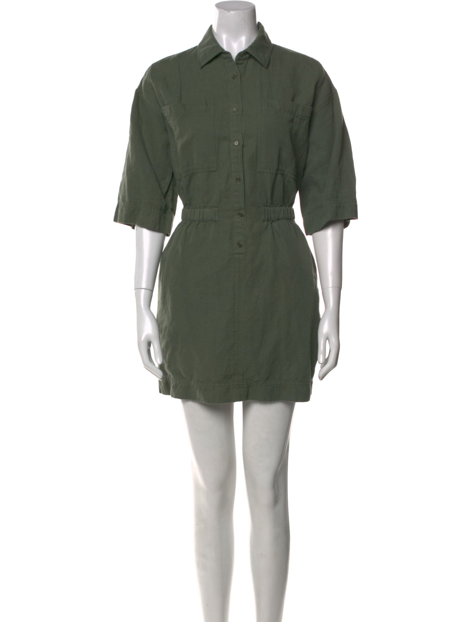 Apiece Apart Linen Mini Dress