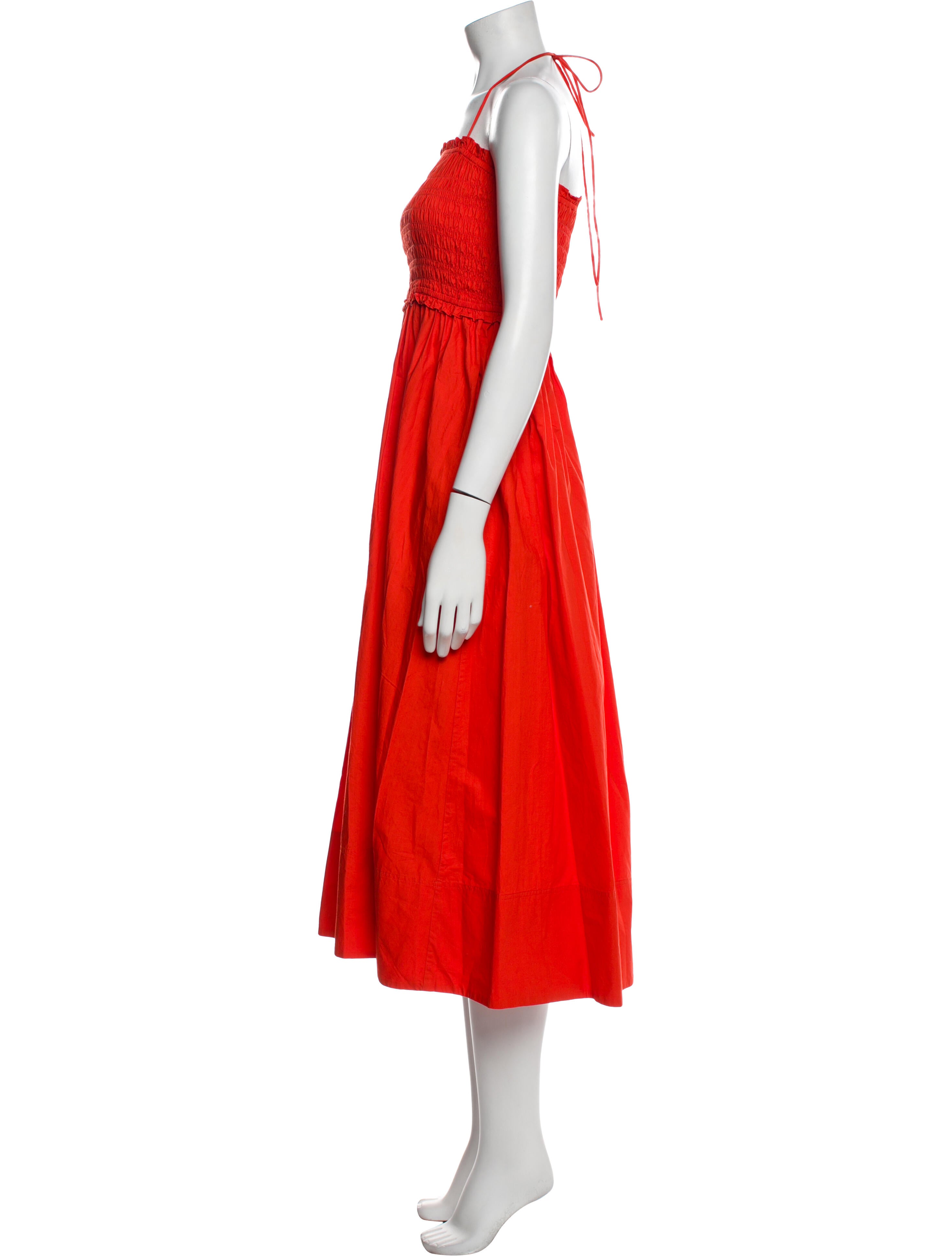 Apiece Apart Square Neckline Long Dress