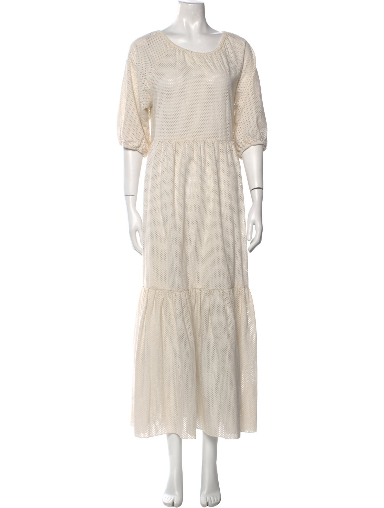 Apiece Apart Scoop Neck Long Dress